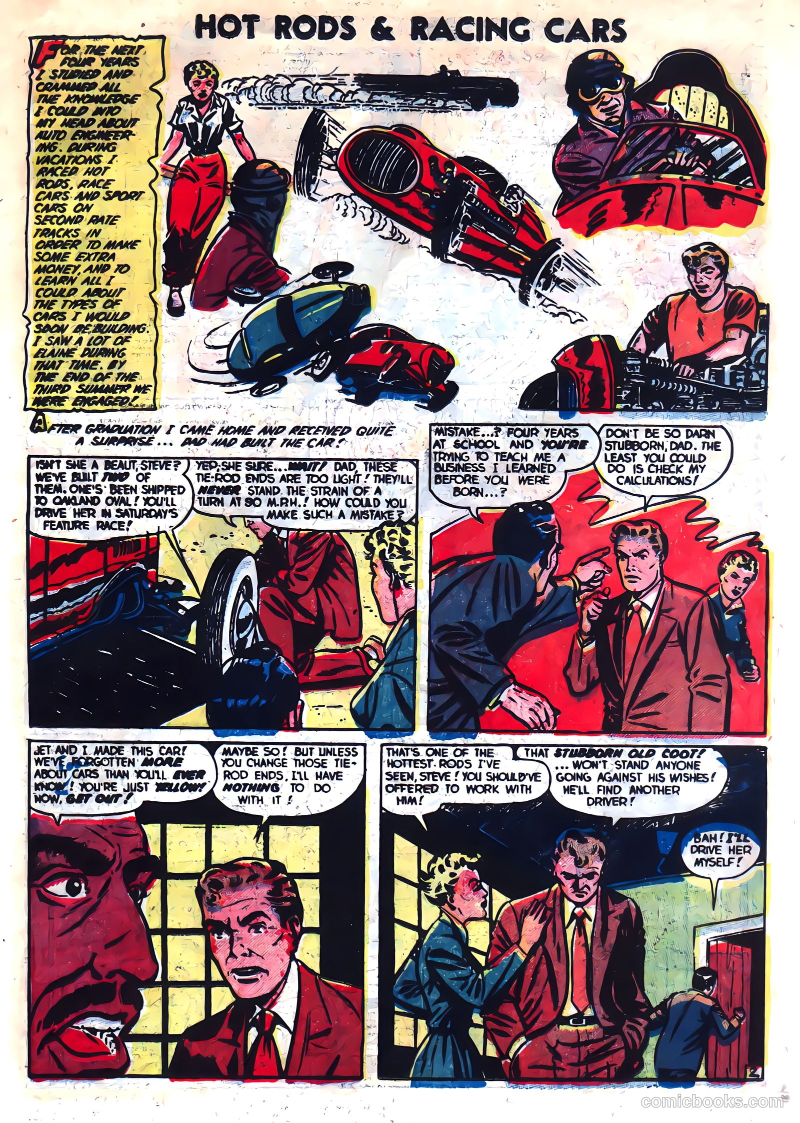 Hot Rods and Racing Cars #8 (1953) — page 21 of 36