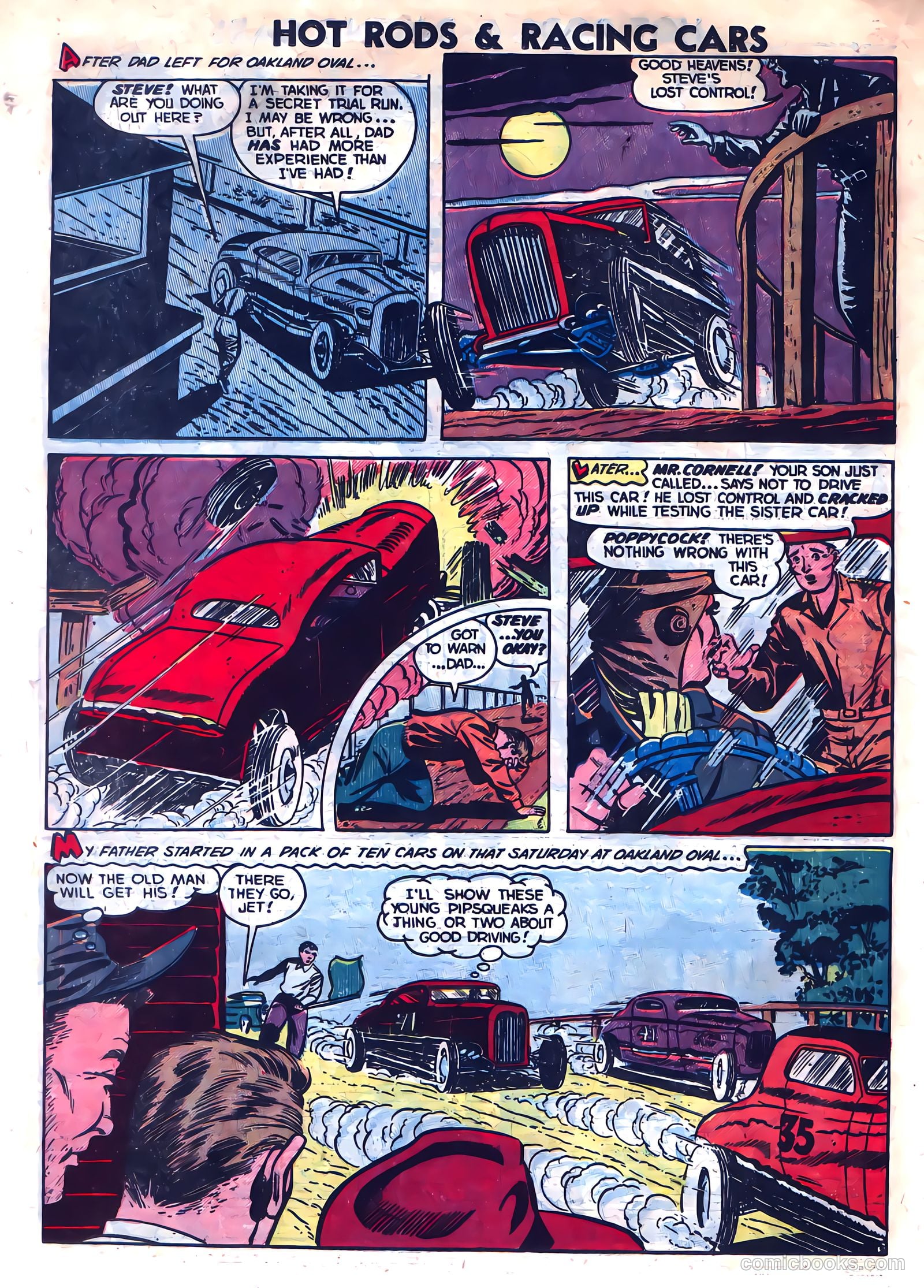 Hot Rods and Racing Cars #8 (1953) — page 22 of 36