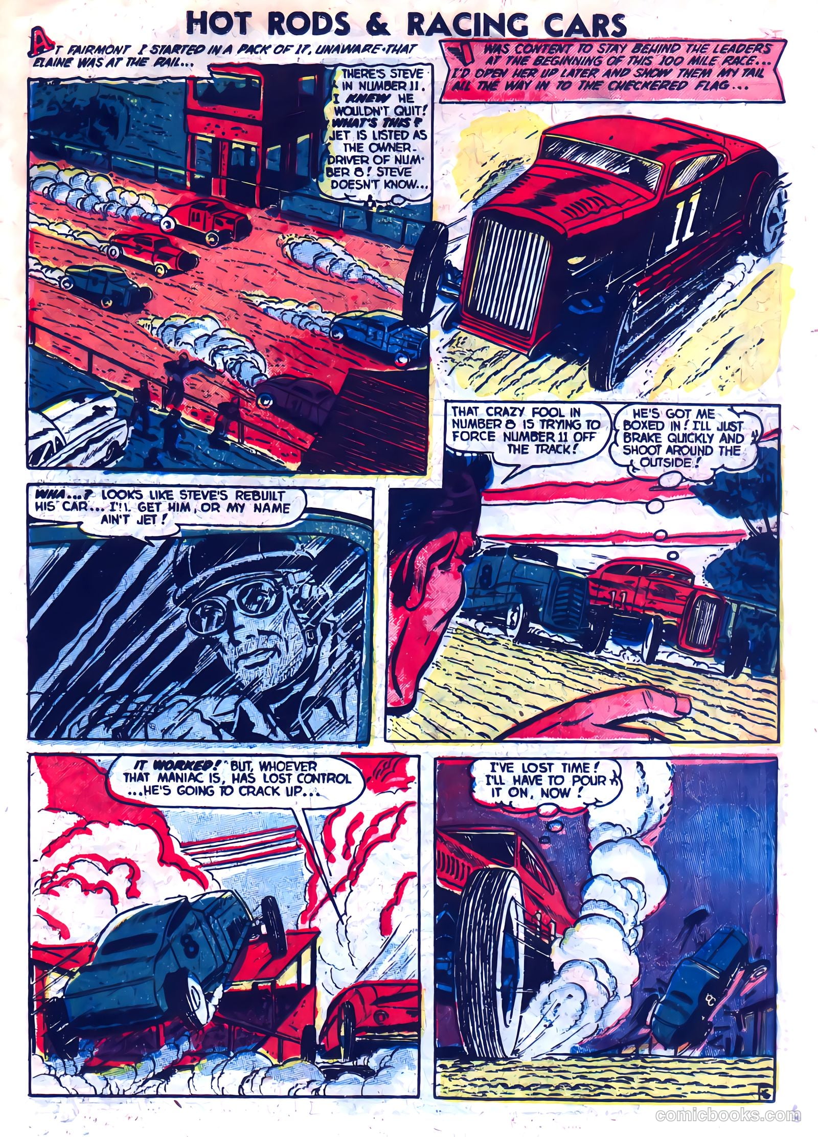 Hot Rods and Racing Cars #8 (1953) — page 25 of 36