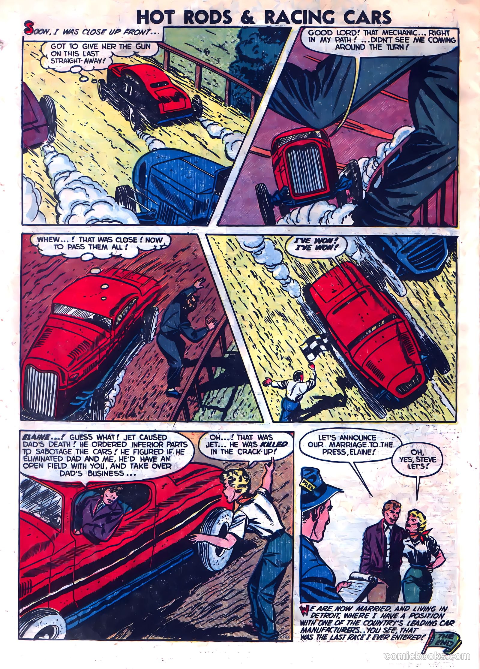 Hot Rods and Racing Cars #8 (1953) — page 26 of 36