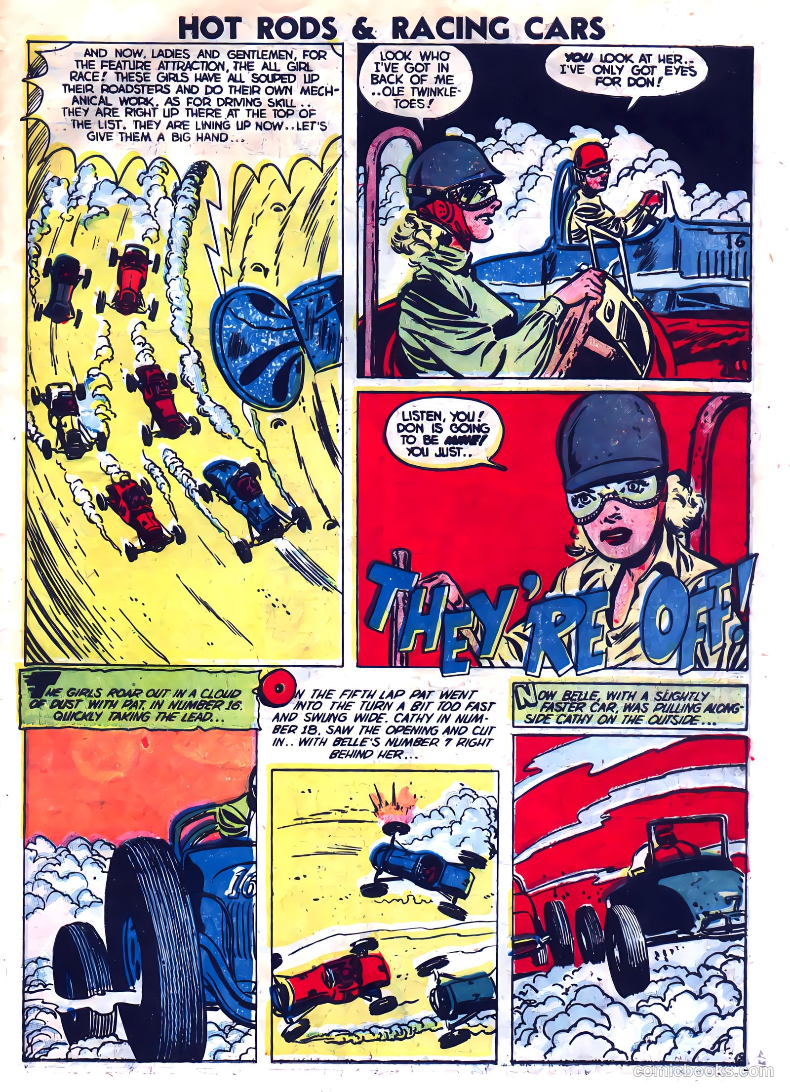 Hot Rods and Racing Cars #8 (1953) — page 29 of 36