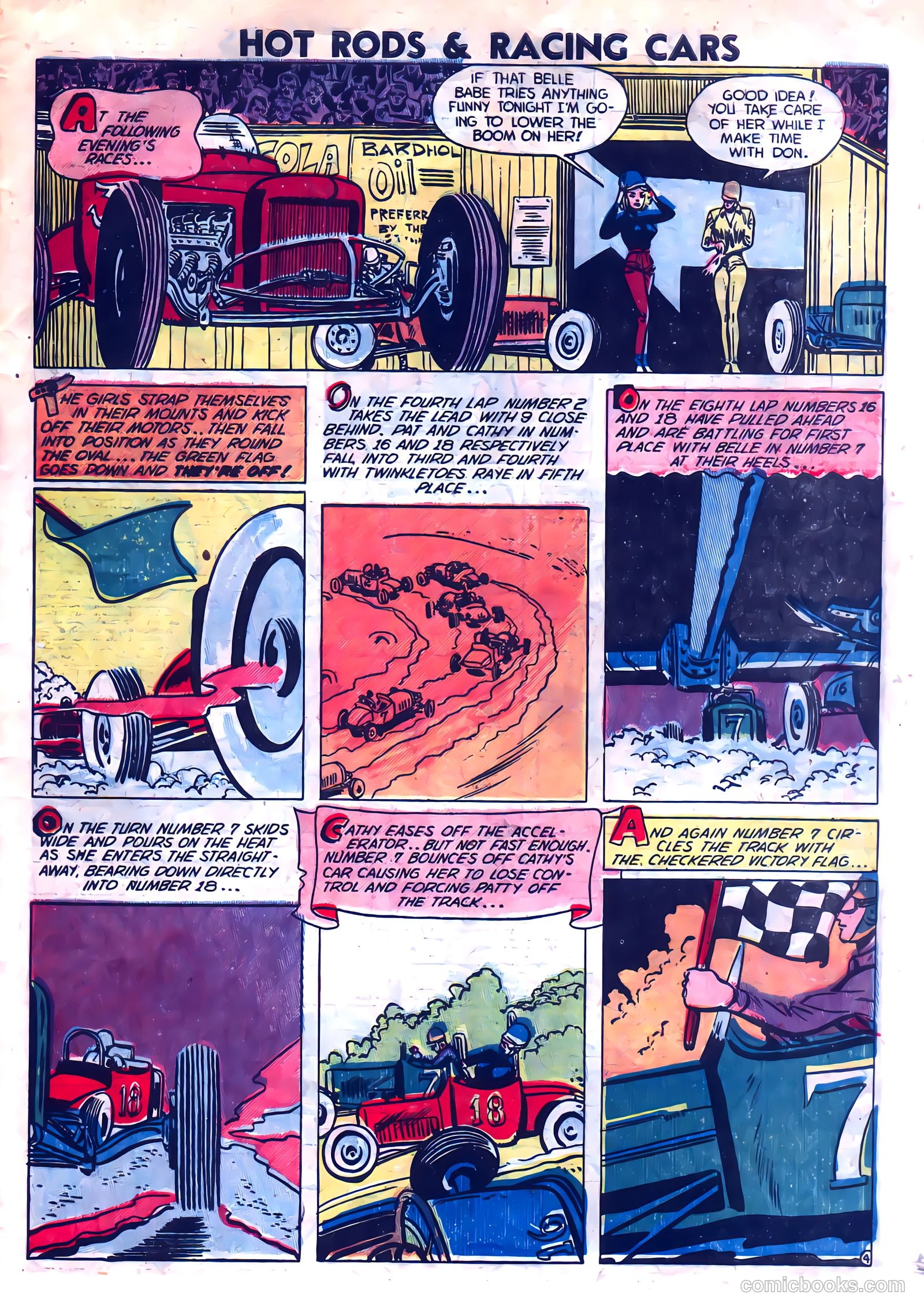 Hot Rods and Racing Cars #8 (1953) — page 31 of 36