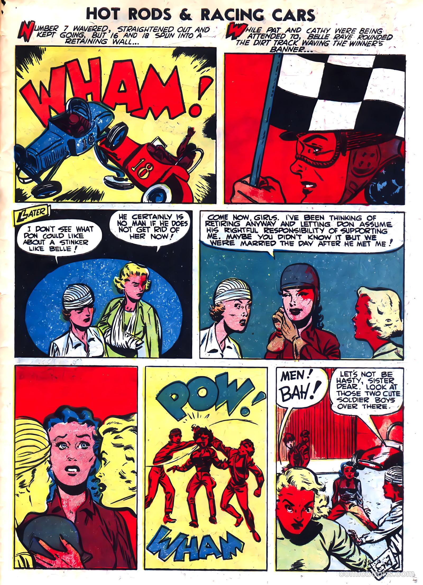 Hot Rods and Racing Cars #8 (1953) — page 33 of 36
