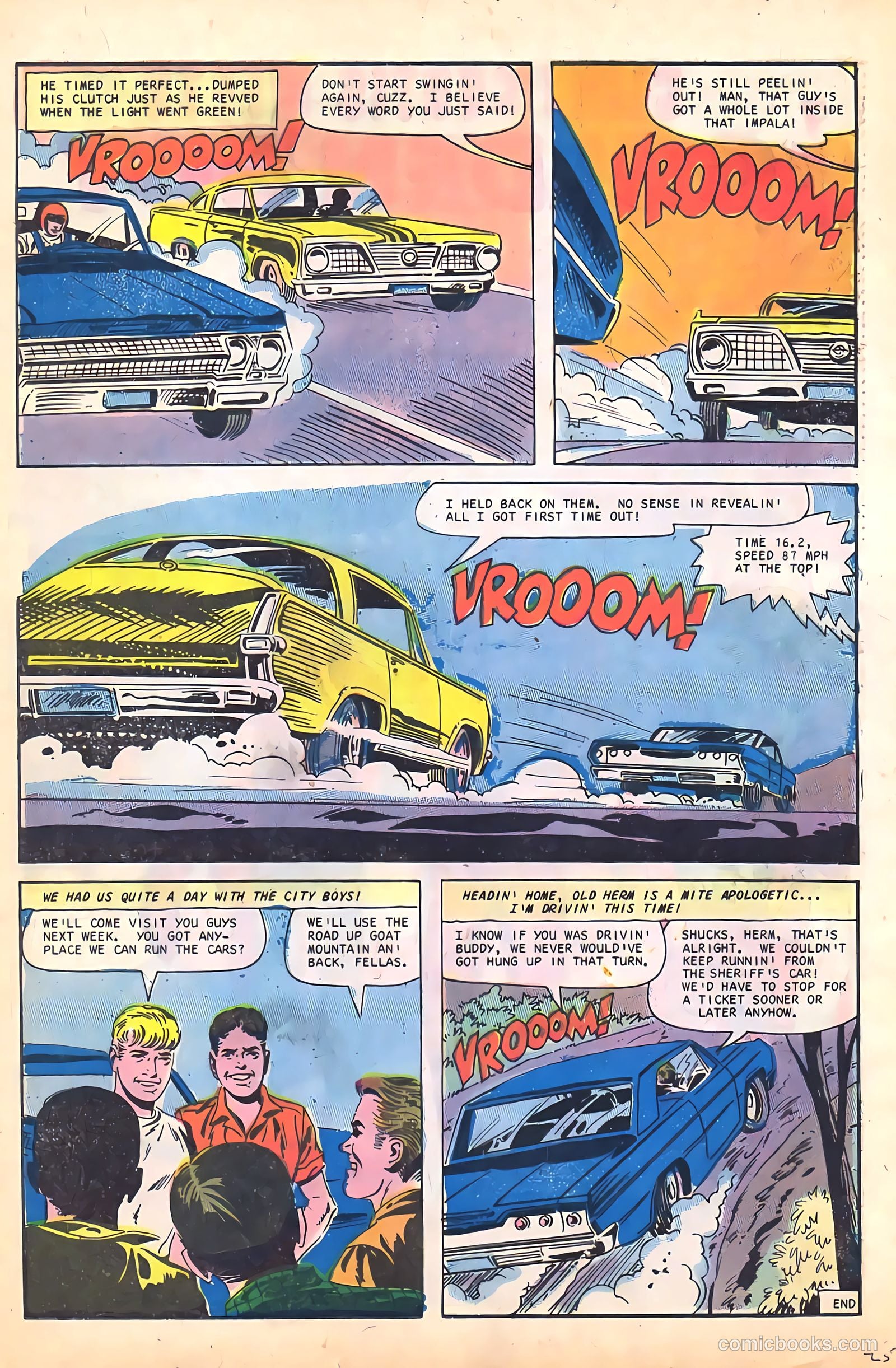 Hot Rods and Racing Cars #84 (1967) — page 25 of 36