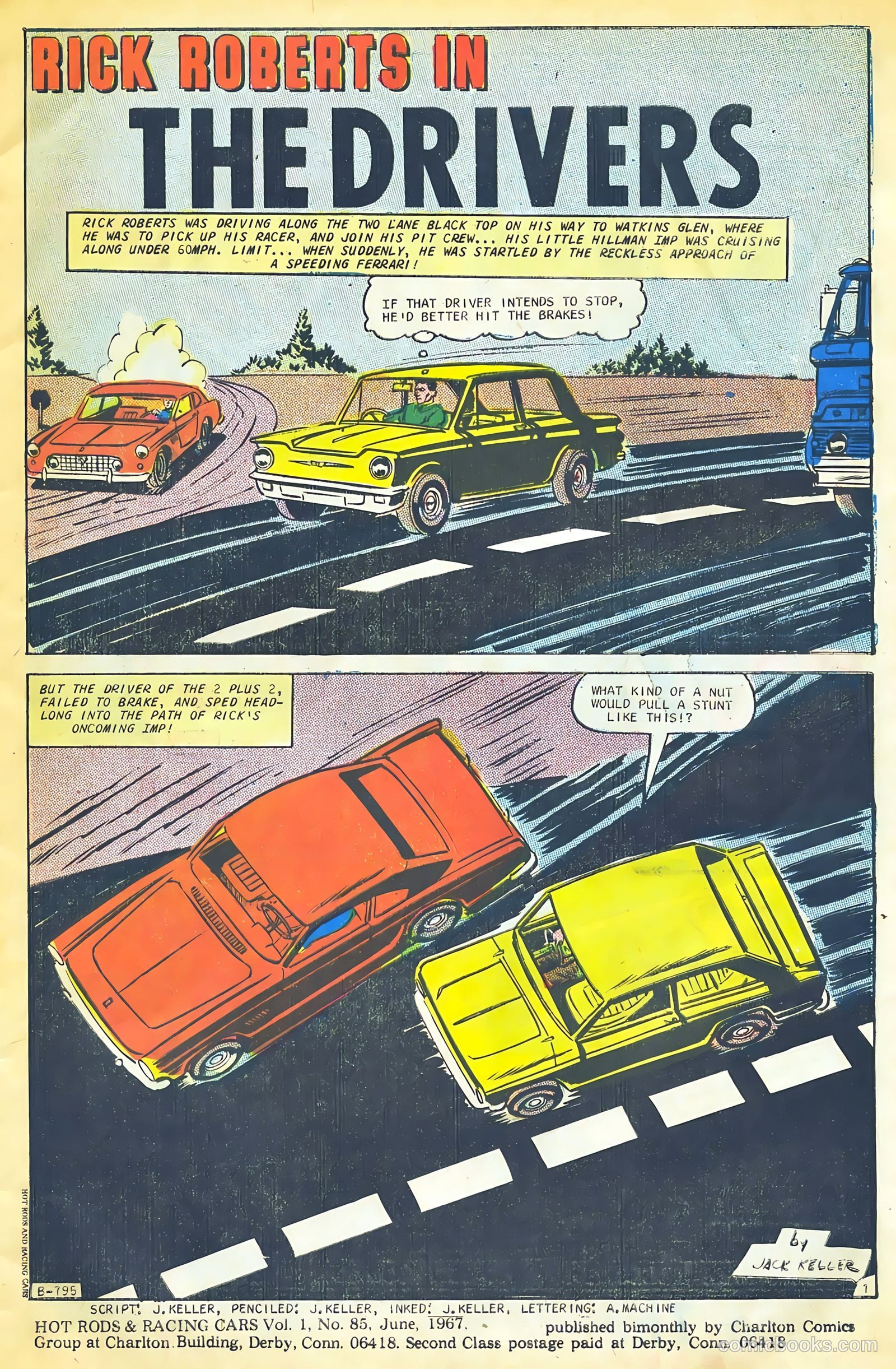 Hot Rods and Racing Cars #85 (1967) — page 3 of 36