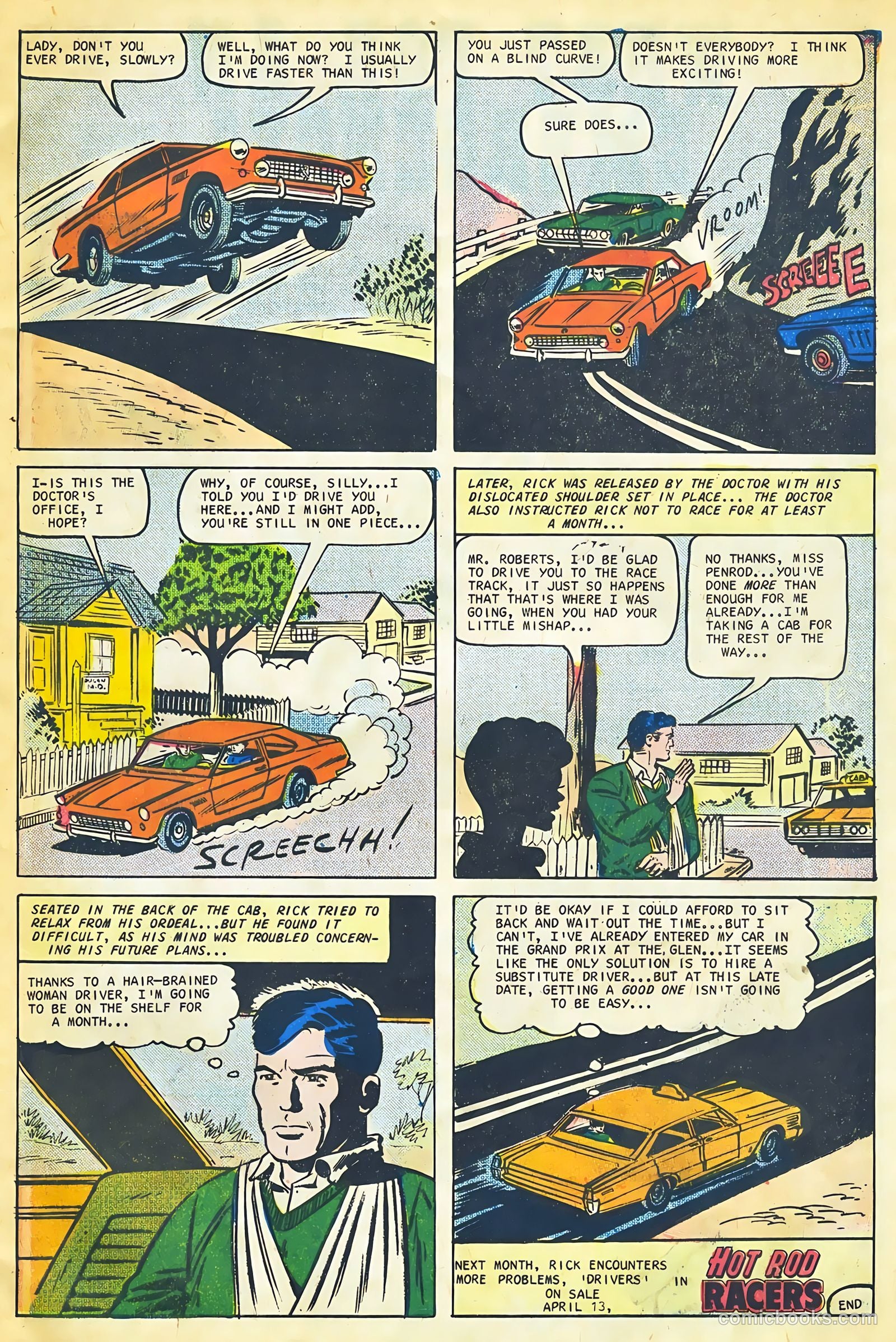 Hot Rods and Racing Cars #85 (1967) — page 9 of 36