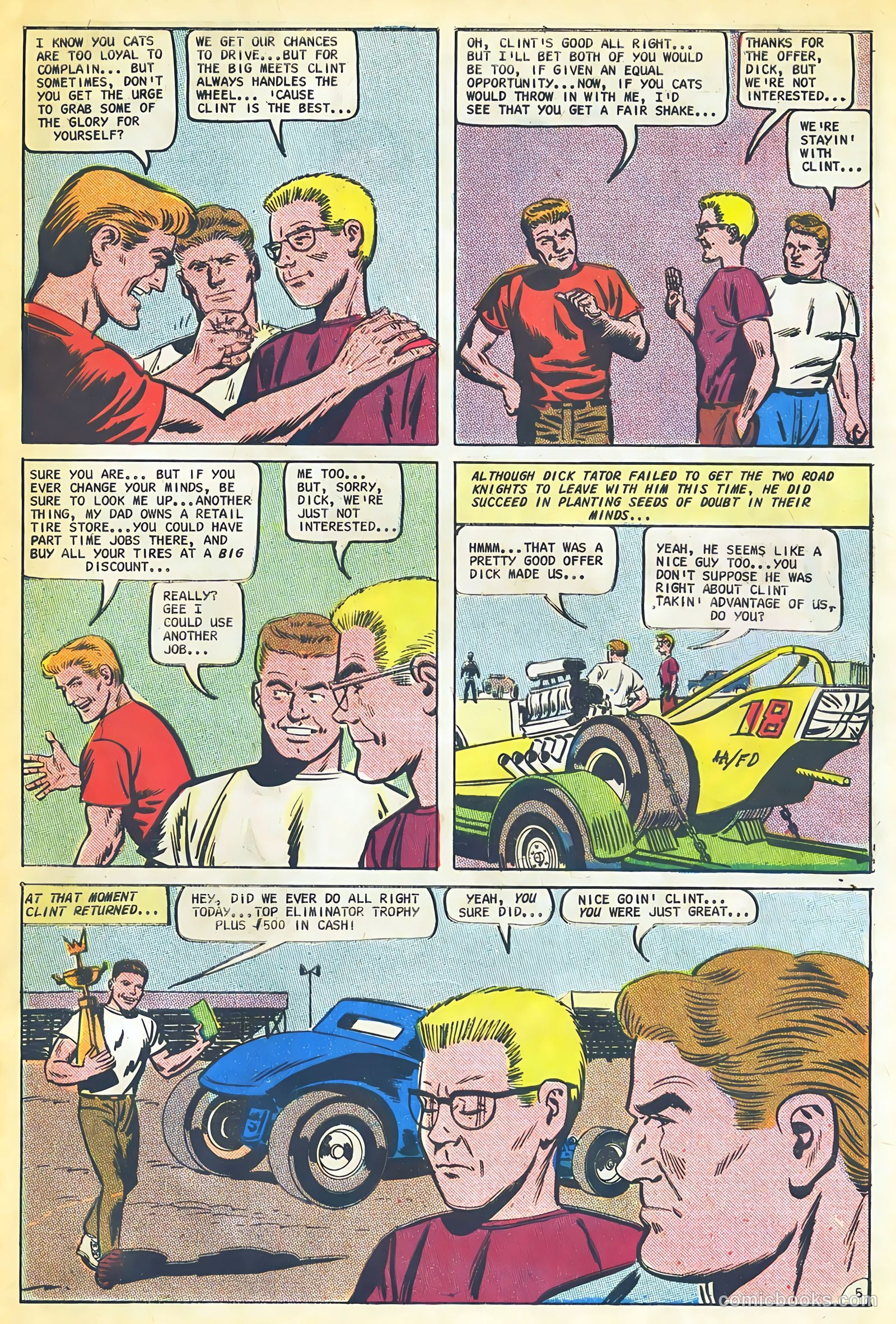 Hot Rods and Racing Cars #85 (1967) — page 31 of 36