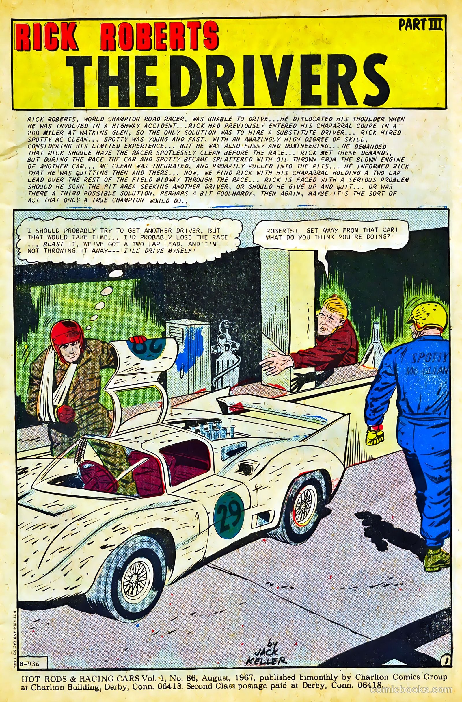 Hot Rods and Racing Cars #86 (1967) — page 3 of 36