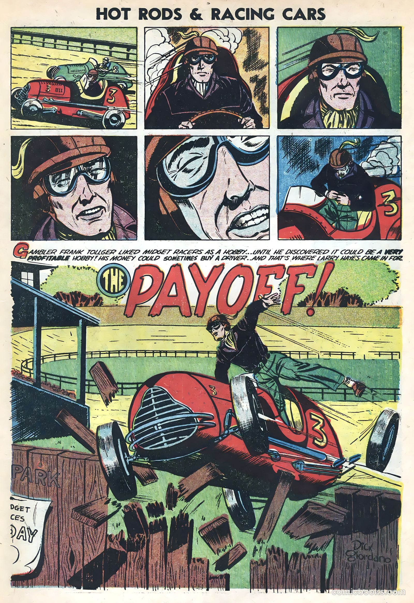 Hot Rods and Racing Cars #9 (1953) — page 3 of 36