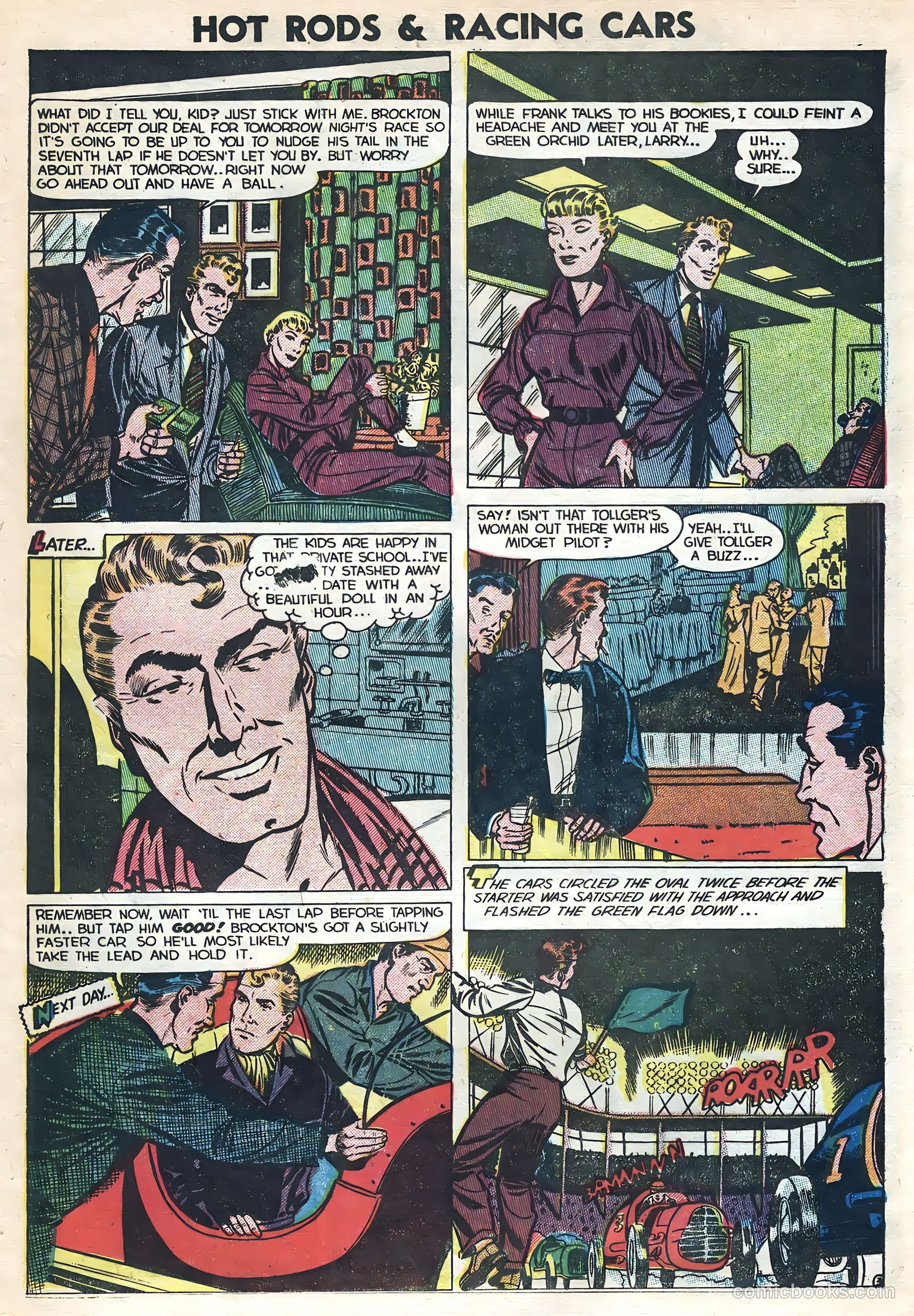 Hot Rods and Racing Cars #9 (1953) — page 5 of 36