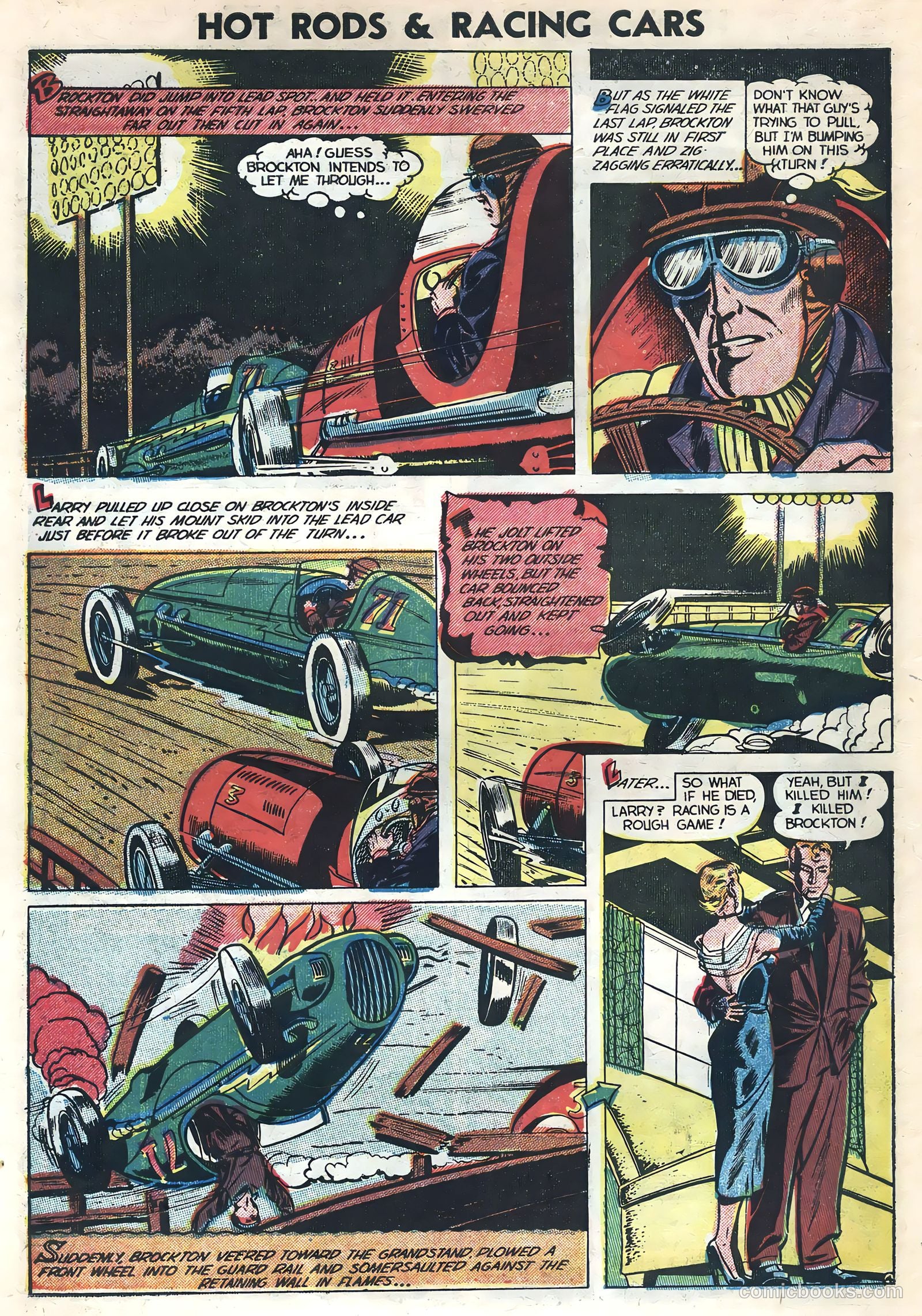 Hot Rods and Racing Cars #9 (1953) — page 6 of 36