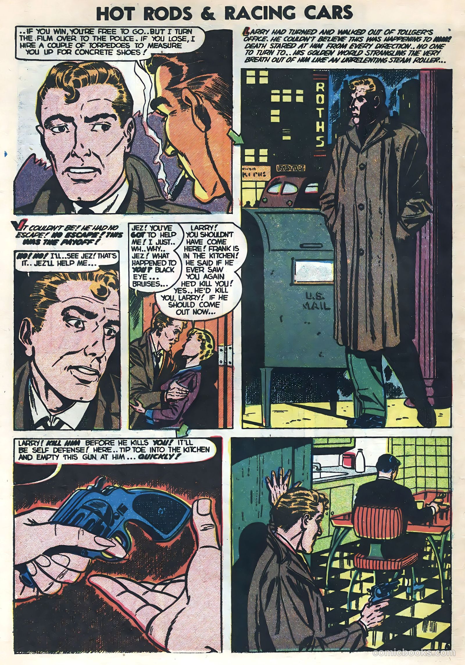 Hot Rods and Racing Cars #9 (1953) — page 8 of 36