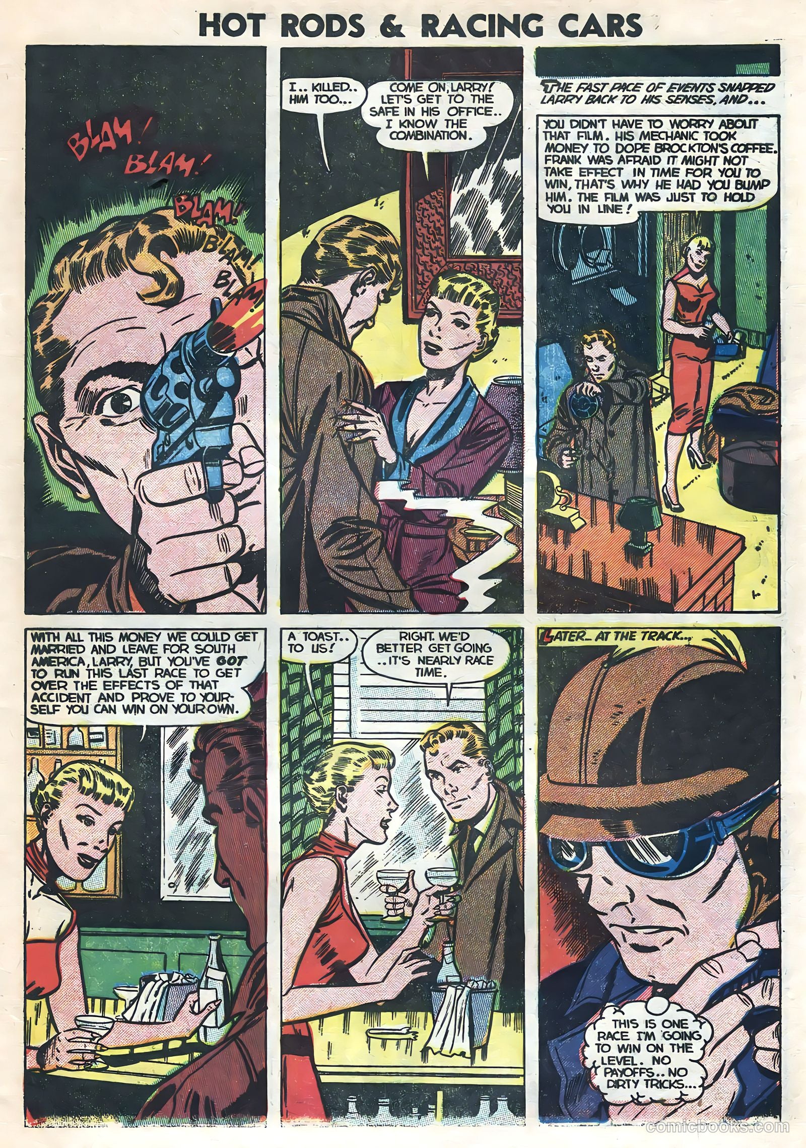 Hot Rods and Racing Cars #9 (1953) — page 9 of 36