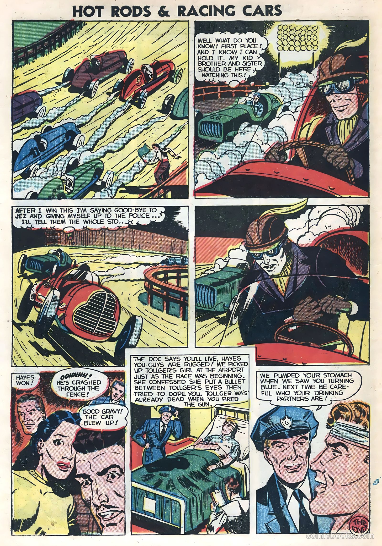 Hot Rods and Racing Cars #9 (1953) — page 10 of 36