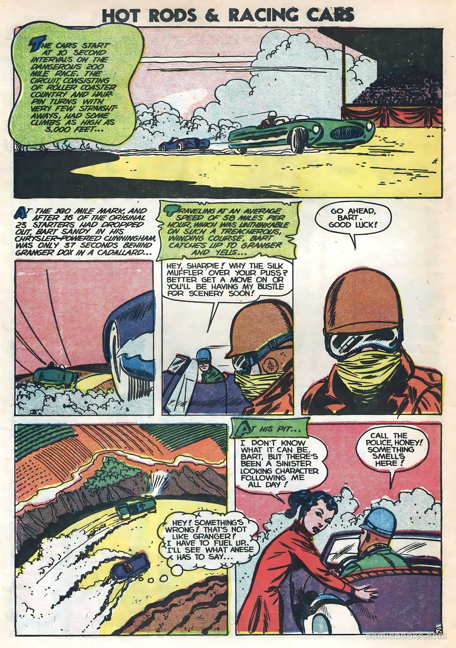 Hot Rods and Racing Cars #9 (1953) — page 12 of 36