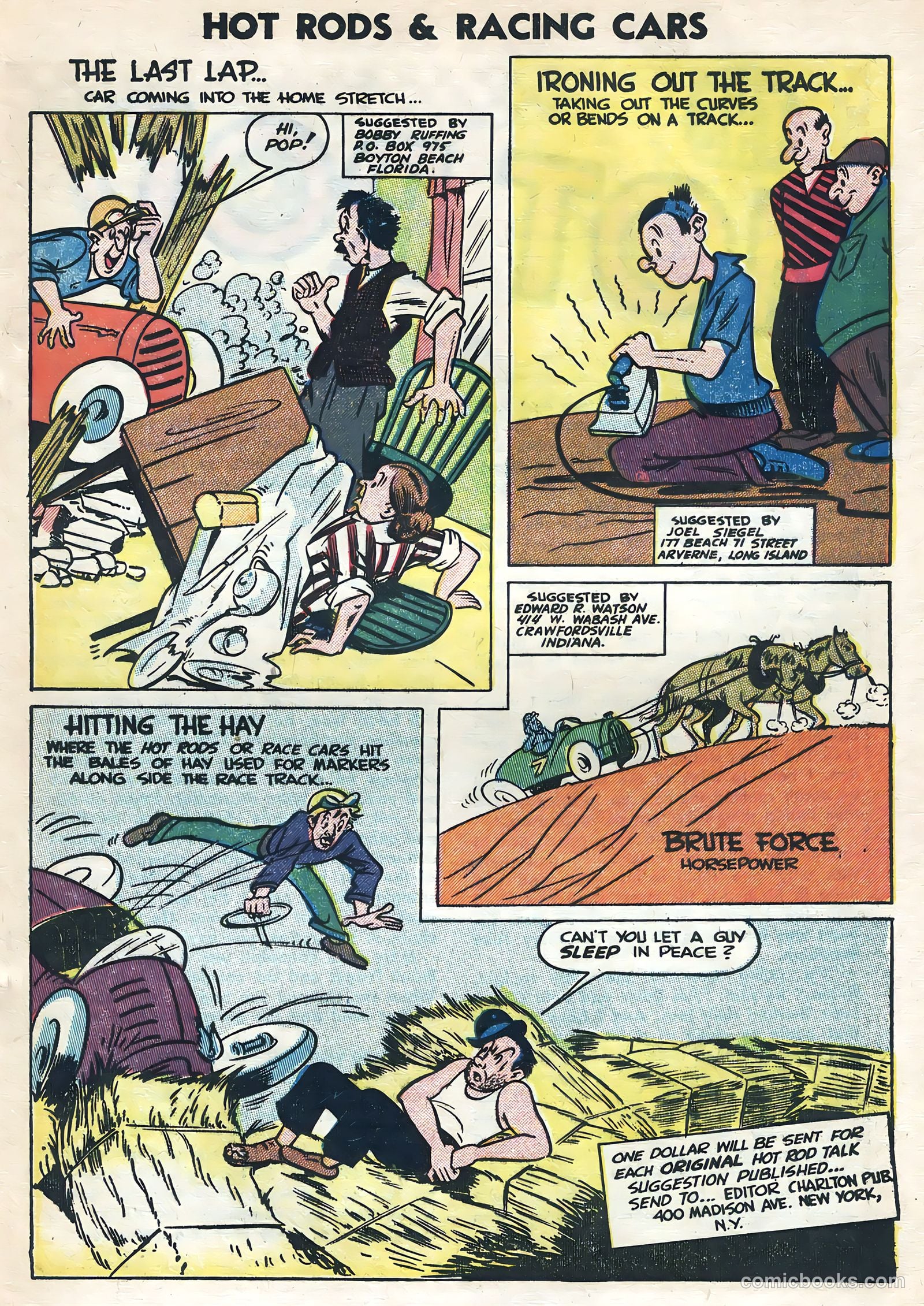 Hot Rods and Racing Cars #9 (1953) — page 17 of 36