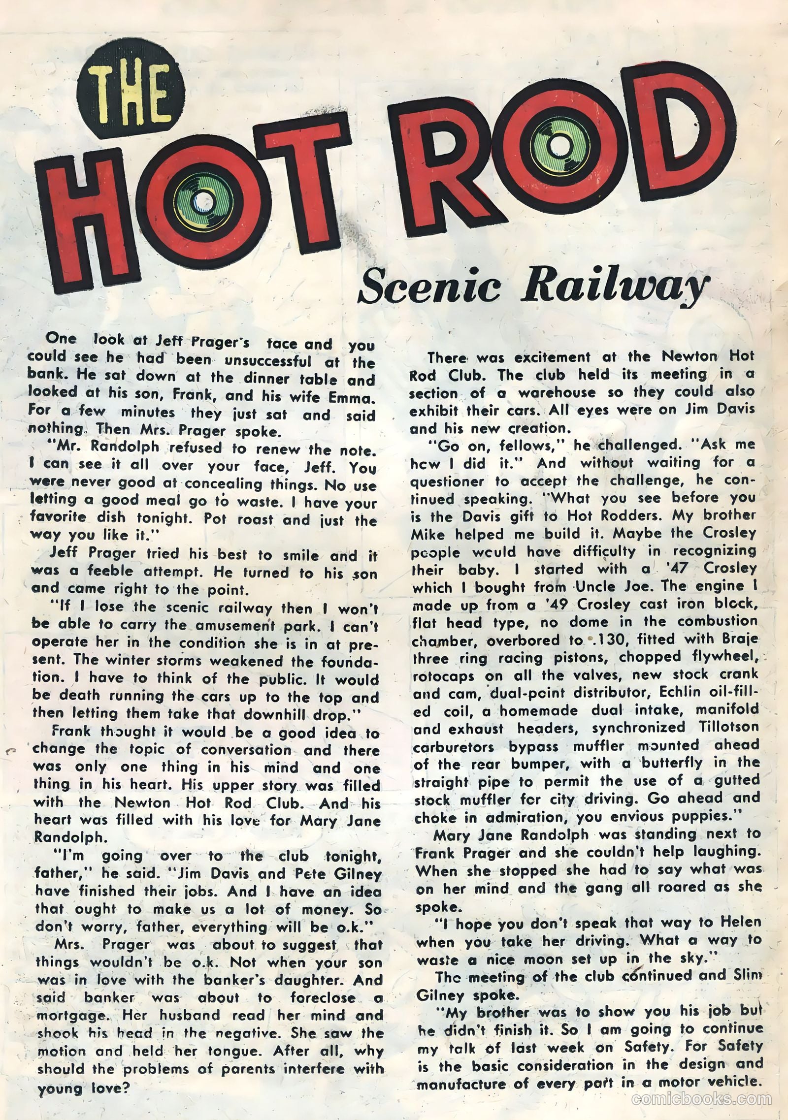 Hot Rods and Racing Cars #9 (1953) — page 18 of 36