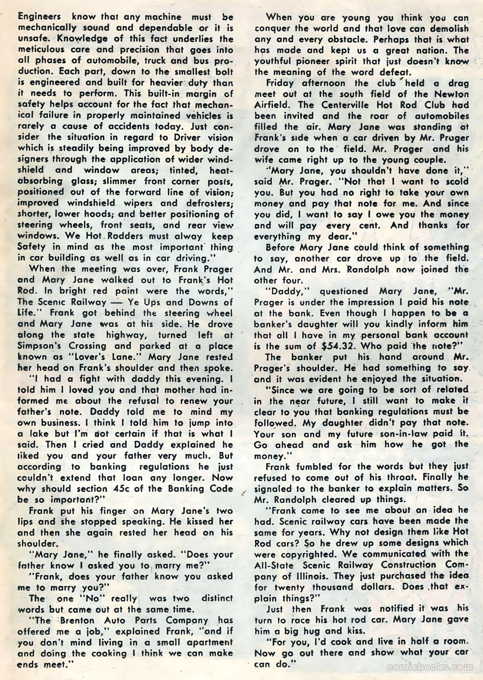 Hot Rods and Racing Cars #9 (1953) — page 19 of 36