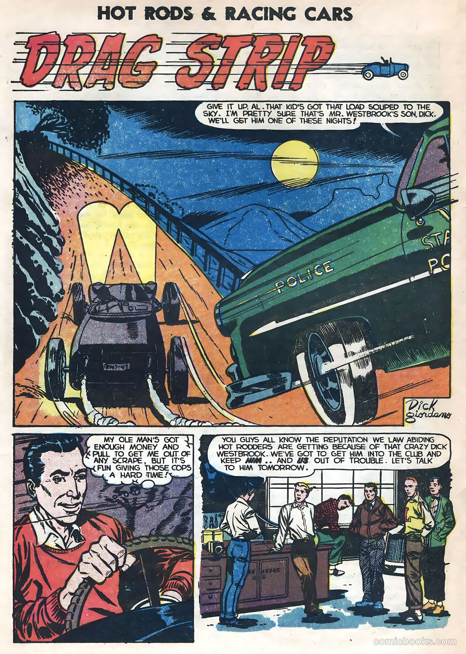 Hot Rods and Racing Cars #9 (1953) — page 20 of 36