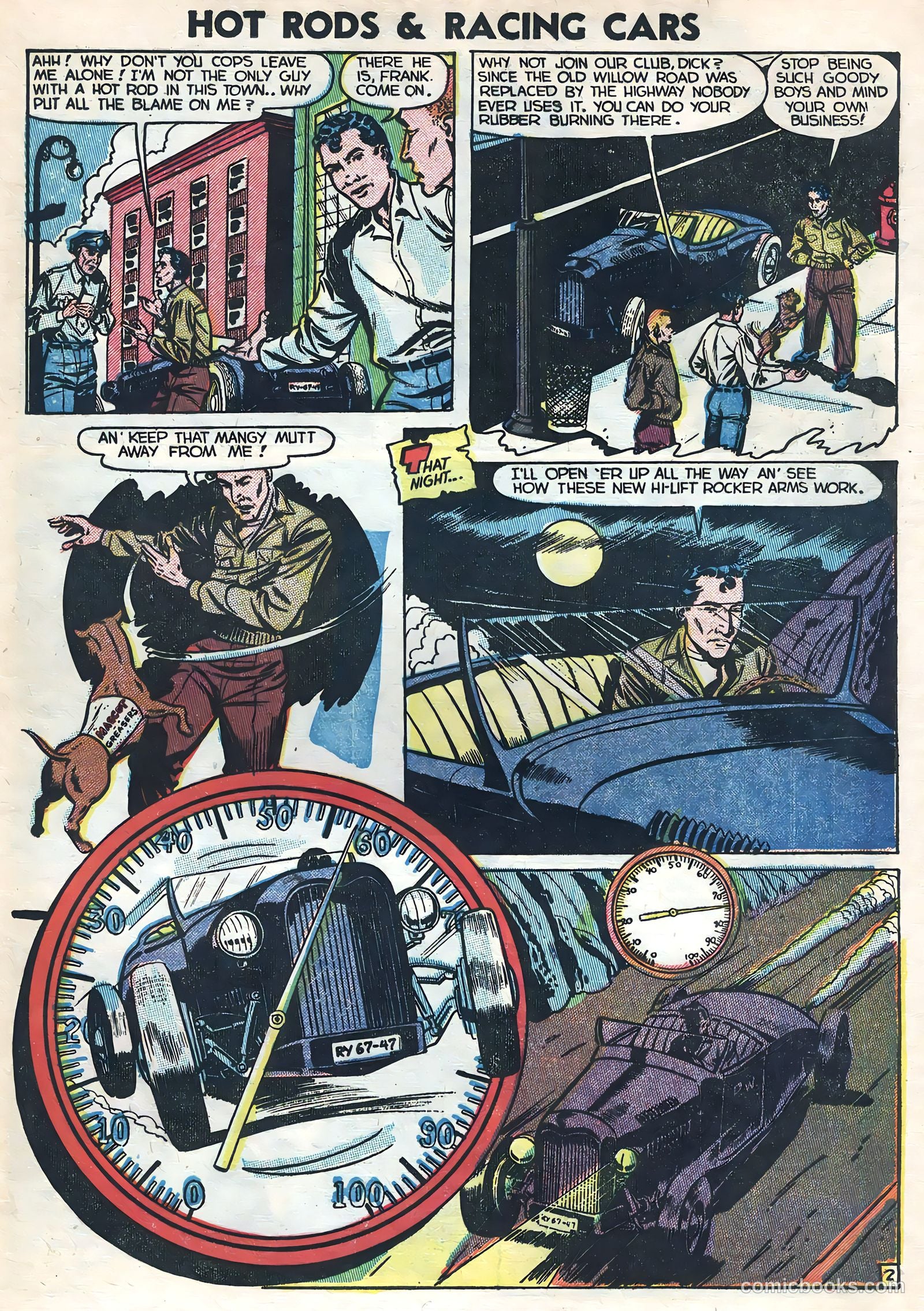 Hot Rods and Racing Cars #9 (1953) — page 21 of 36