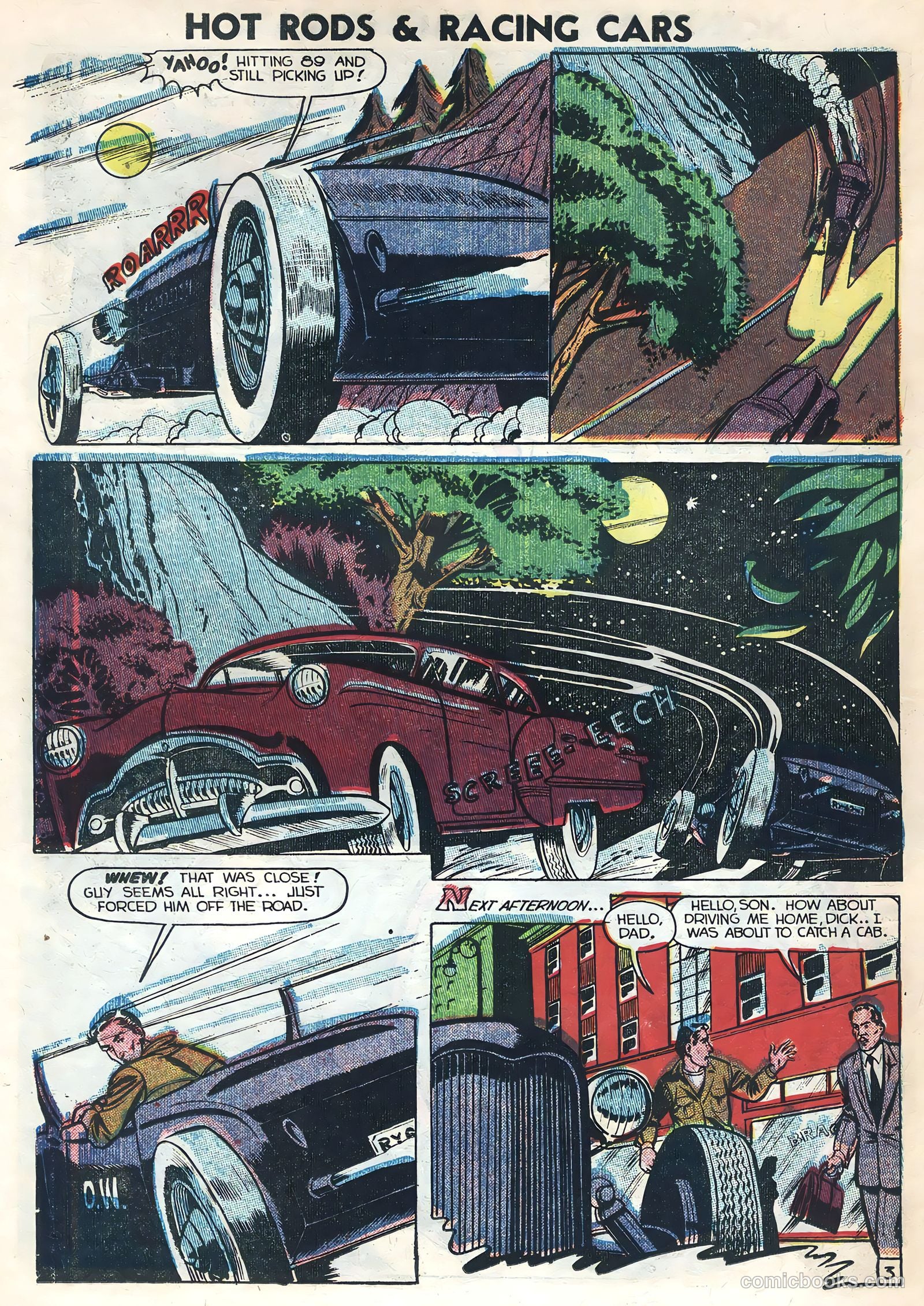 Hot Rods and Racing Cars #9 (1953) — page 22 of 36