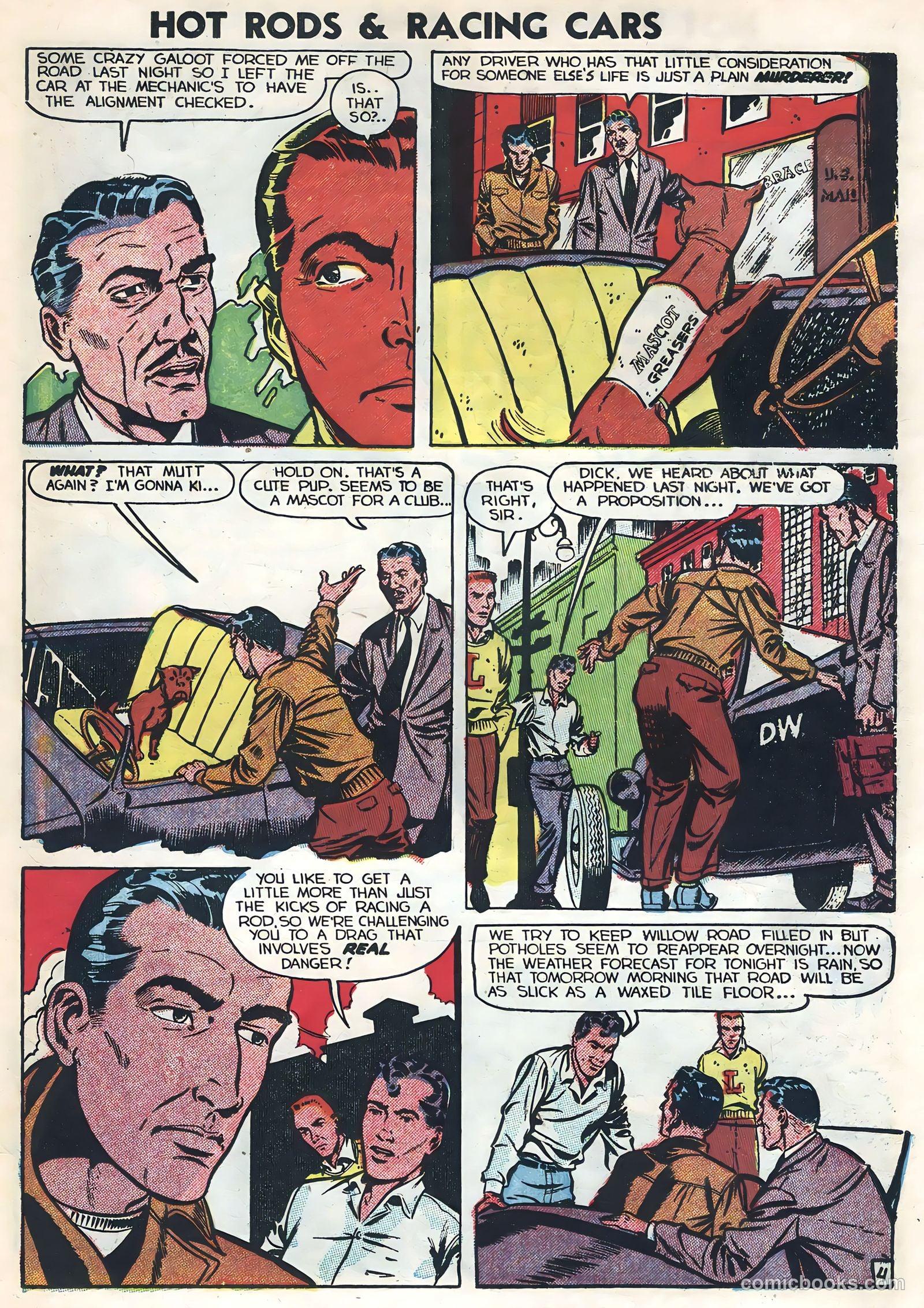 Hot Rods and Racing Cars #9 (1953) — page 23 of 36