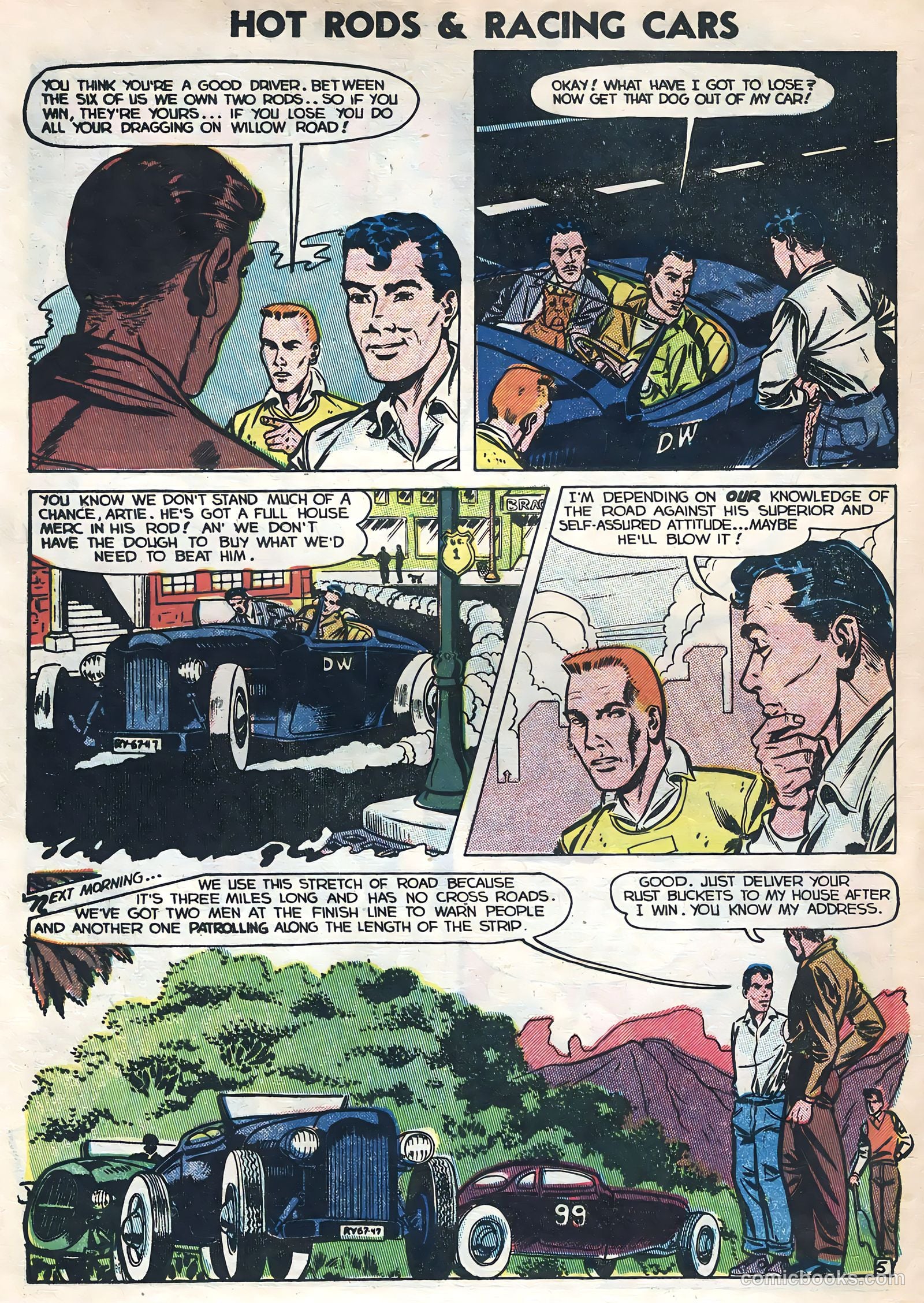 Hot Rods and Racing Cars #9 (1953) — page 24 of 36