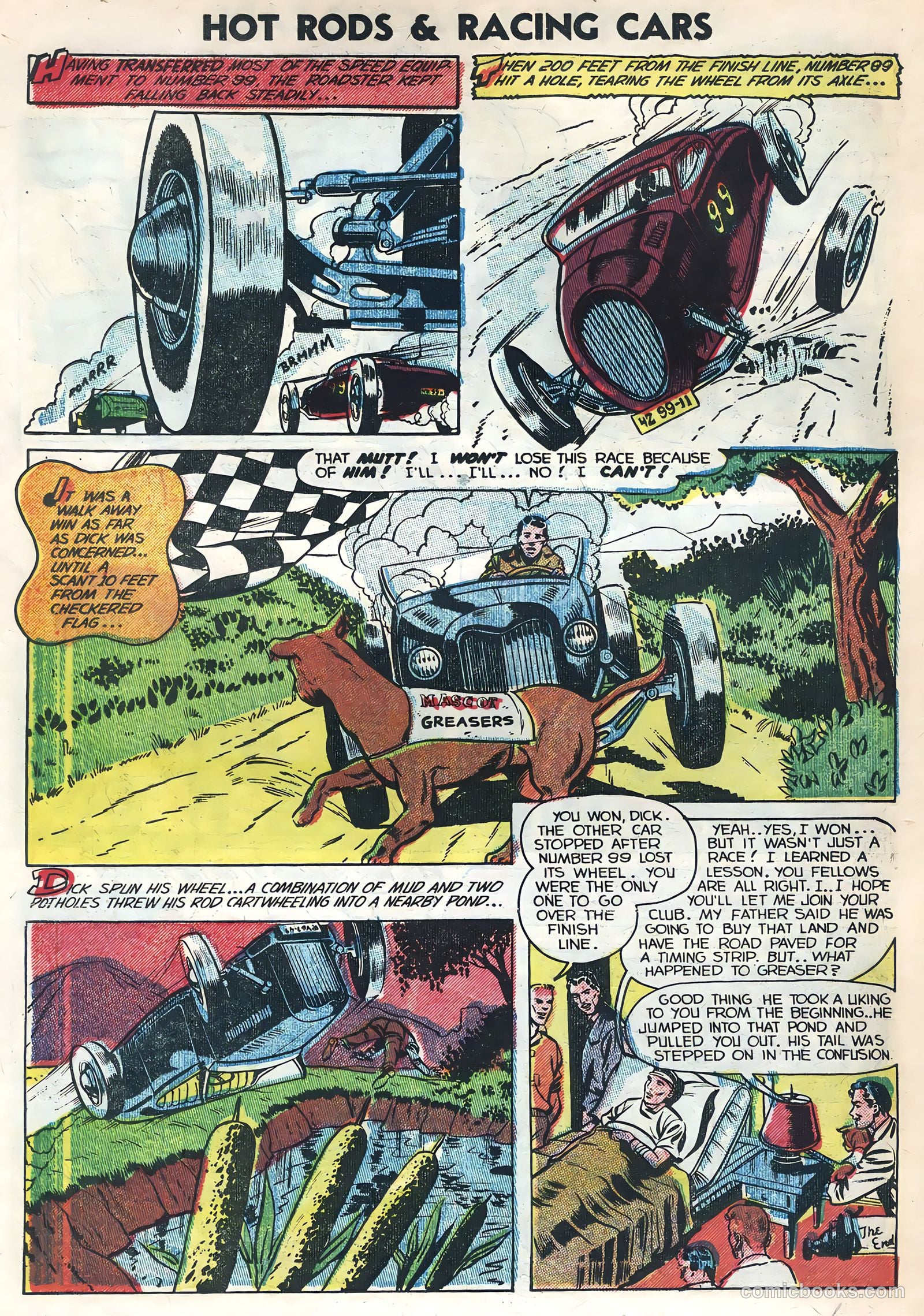 Hot Rods and Racing Cars #9 (1953) — page 26 of 36