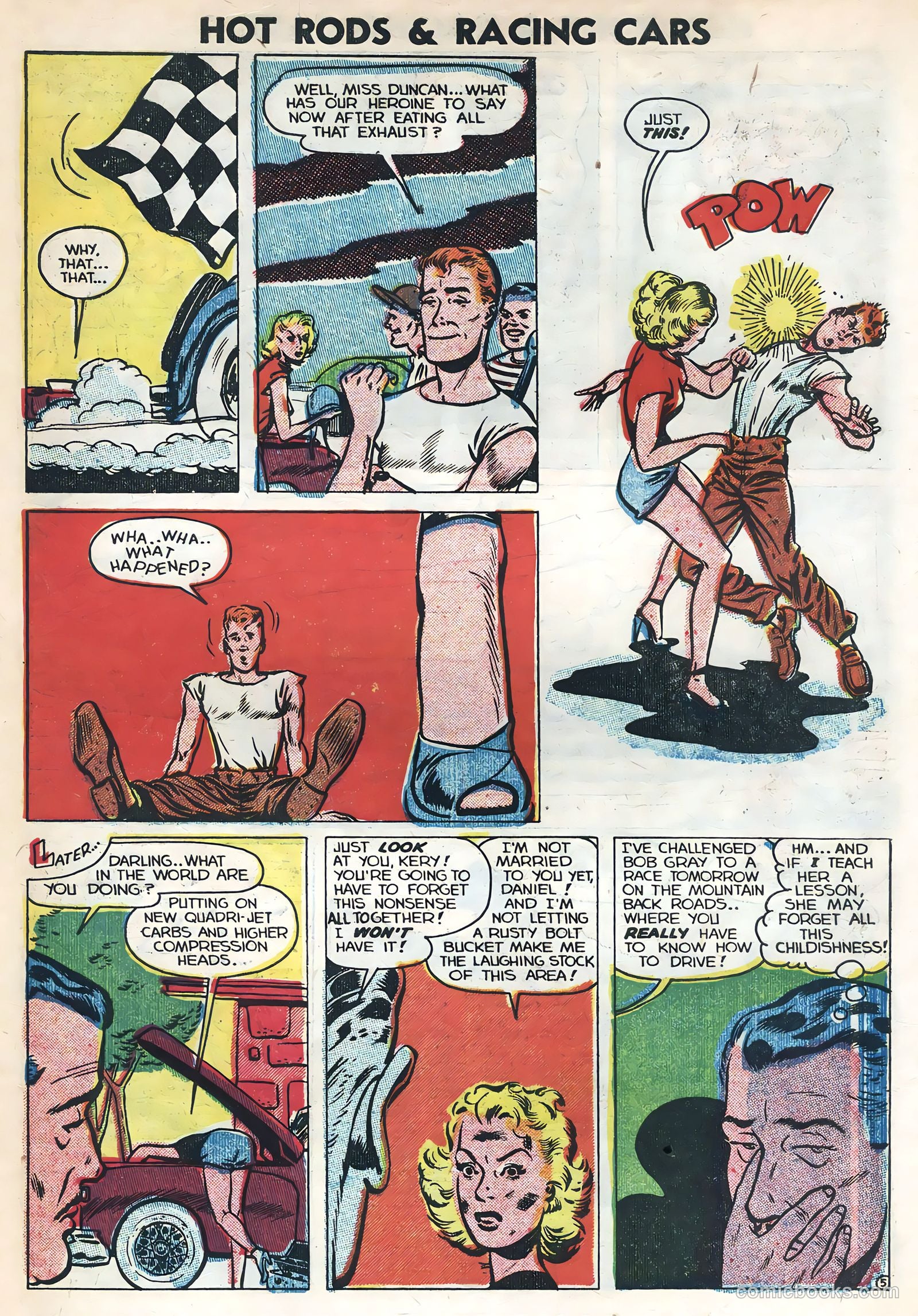 Hot Rods and Racing Cars #9 (1953) — page 31 of 36