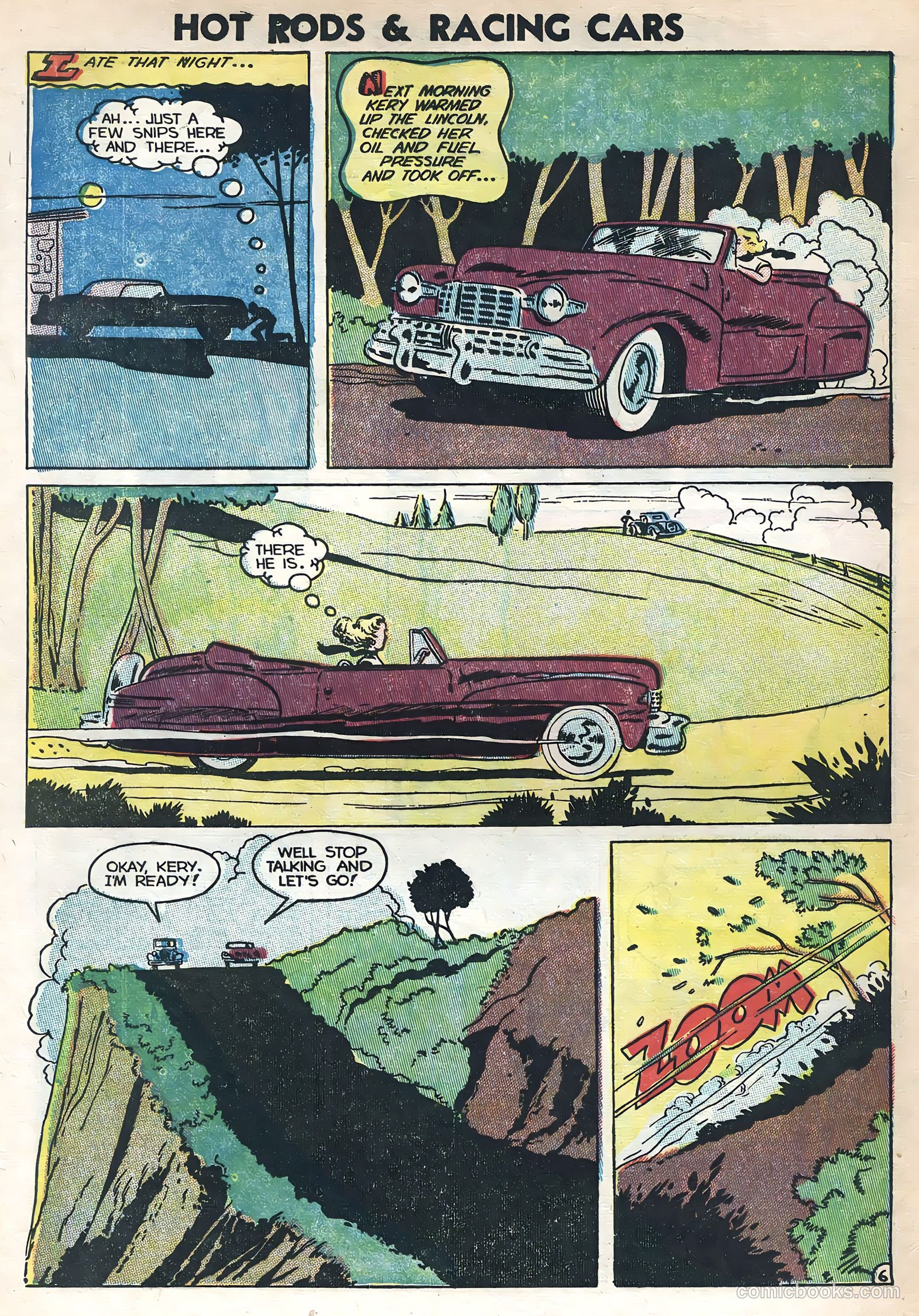 Hot Rods and Racing Cars #9 (1953) — page 32 of 36