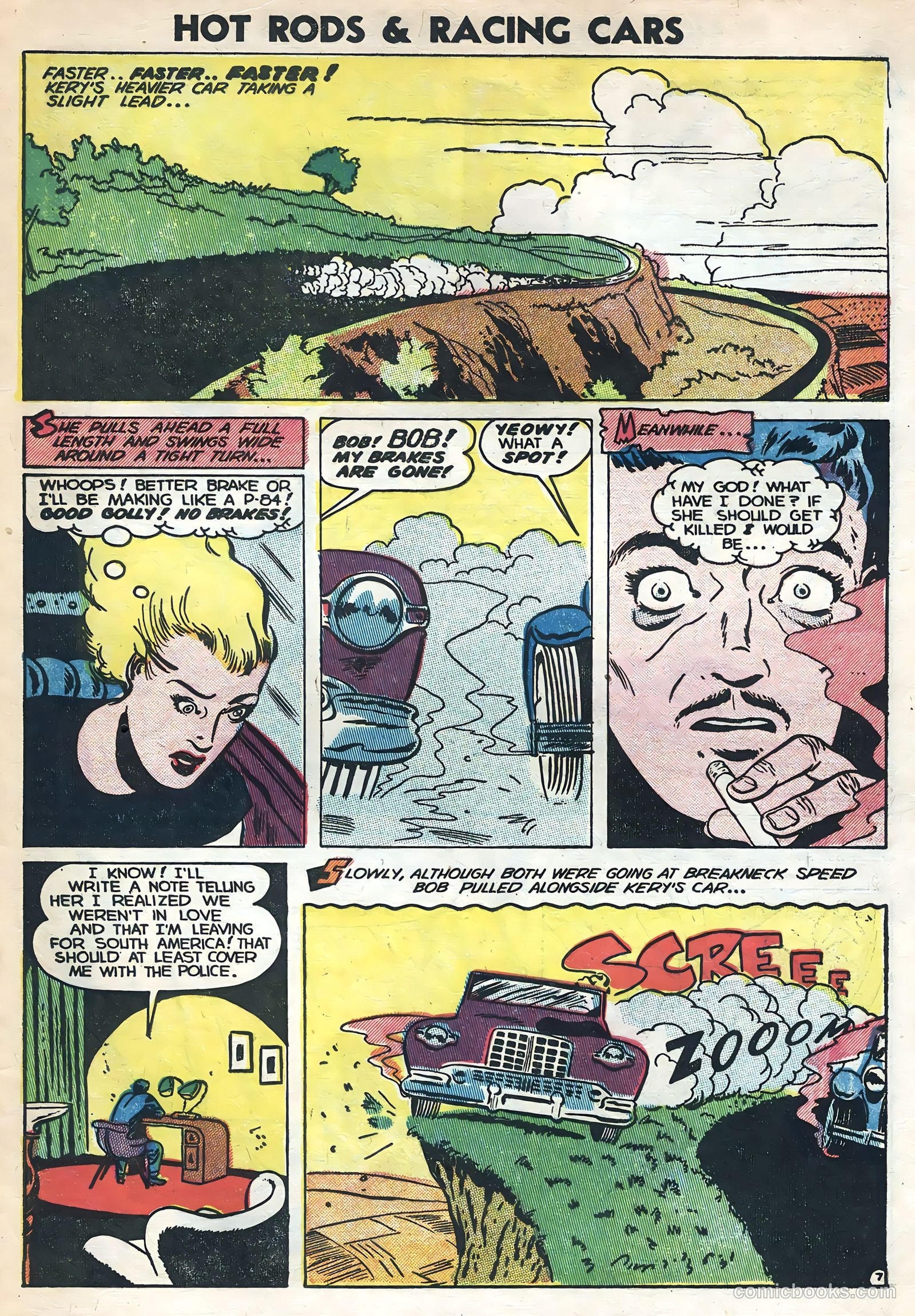 Hot Rods and Racing Cars #9 (1953) — page 33 of 36