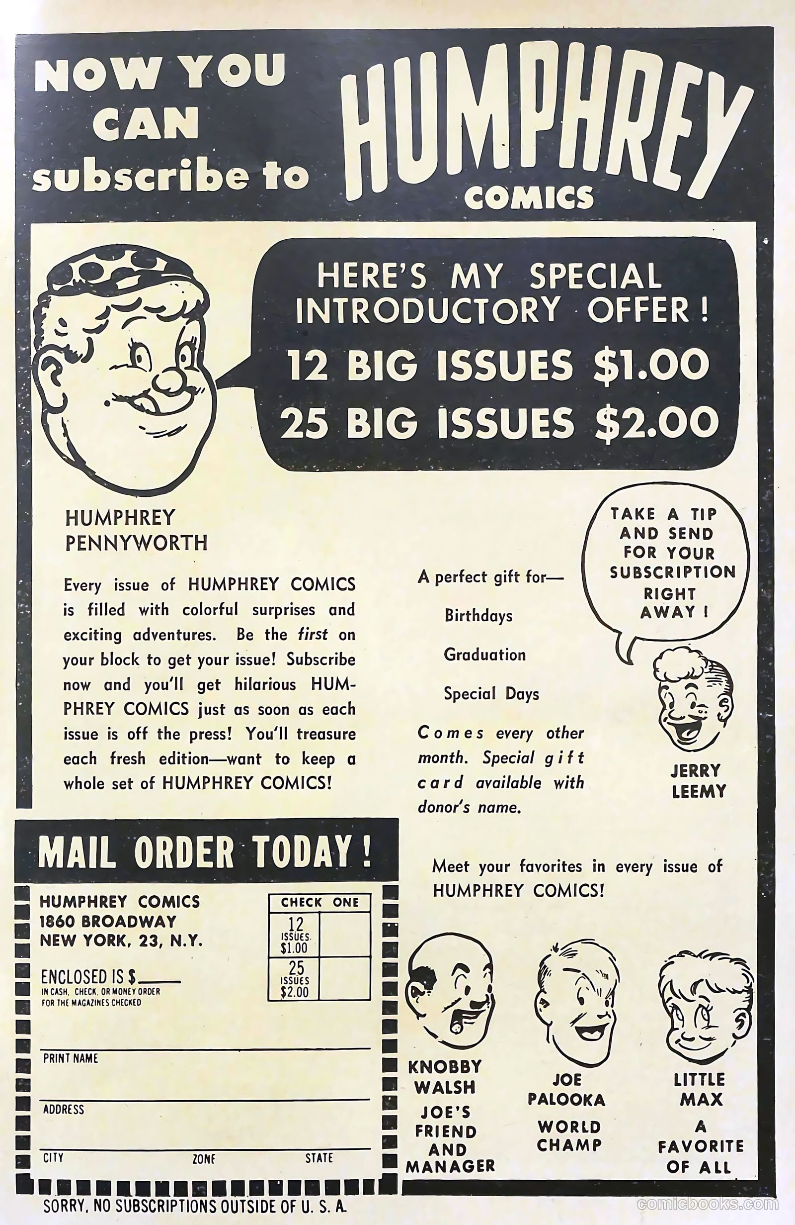 Humphrey Monthly #15 (1953) — page 35 of 36