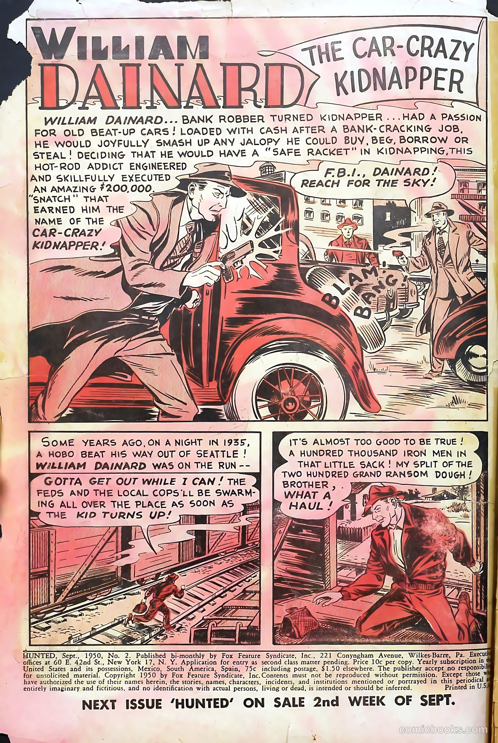 Hunted #2 (1950) — page 2 of 36