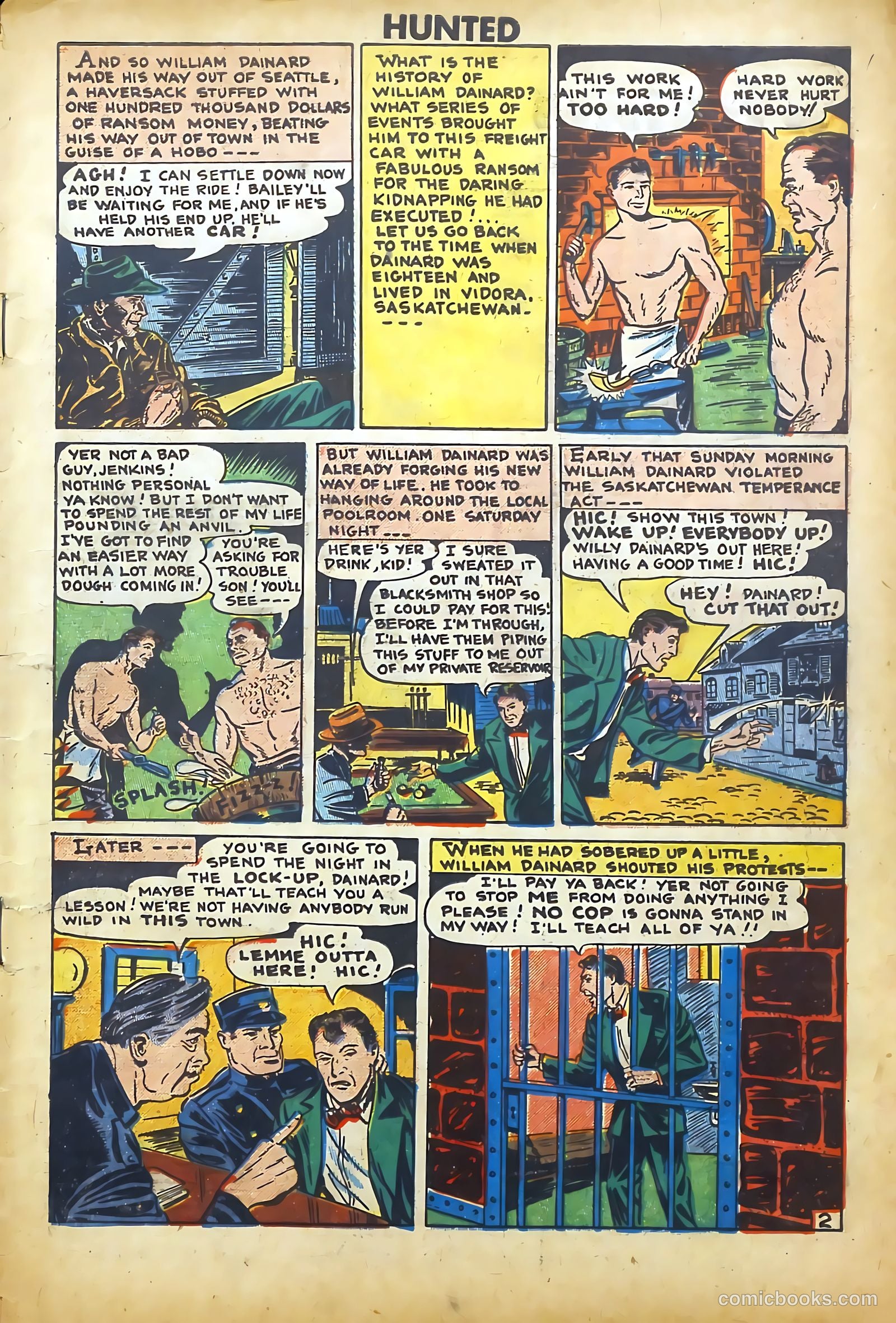 Hunted #2 (1950) — page 3 of 36