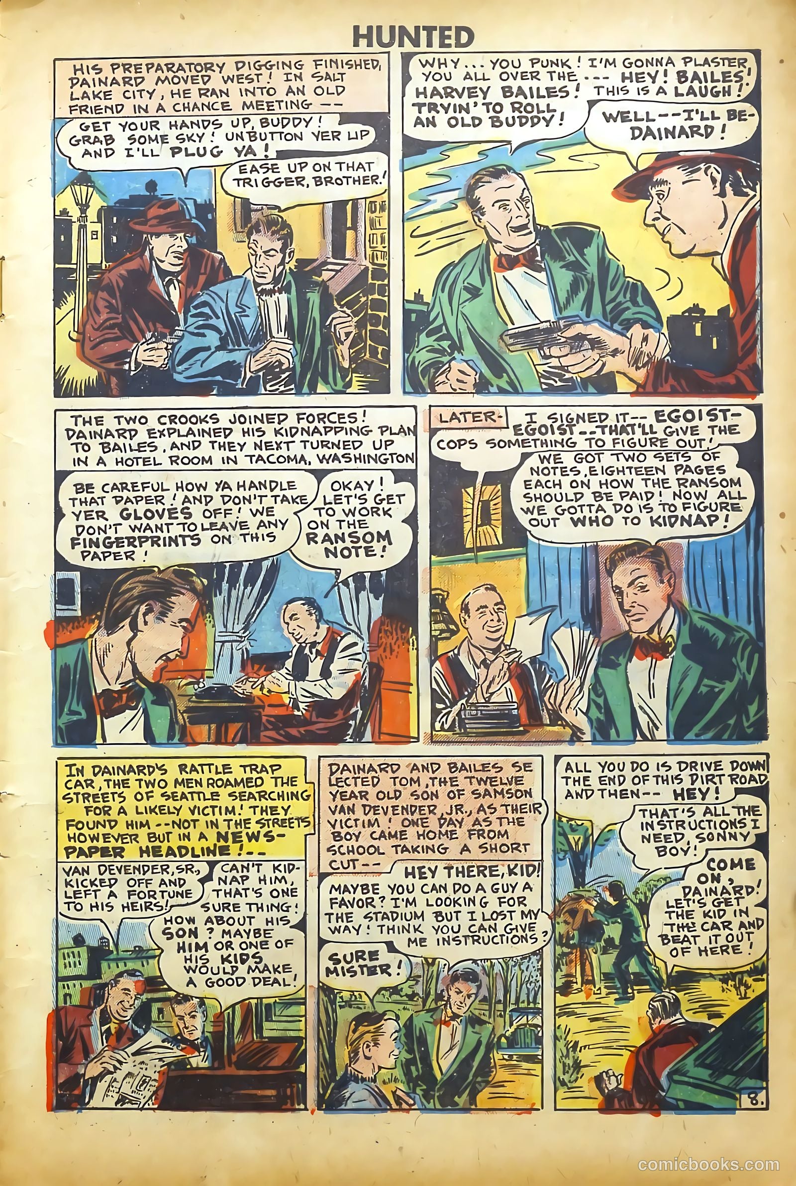 Hunted #2 (1950) — page 9 of 36