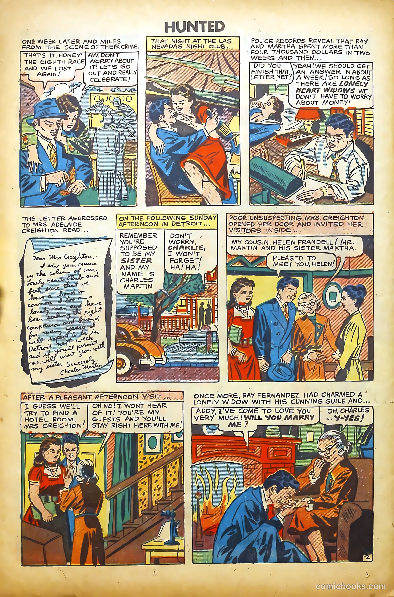 Hunted #2 (1950) — page 24 of 36