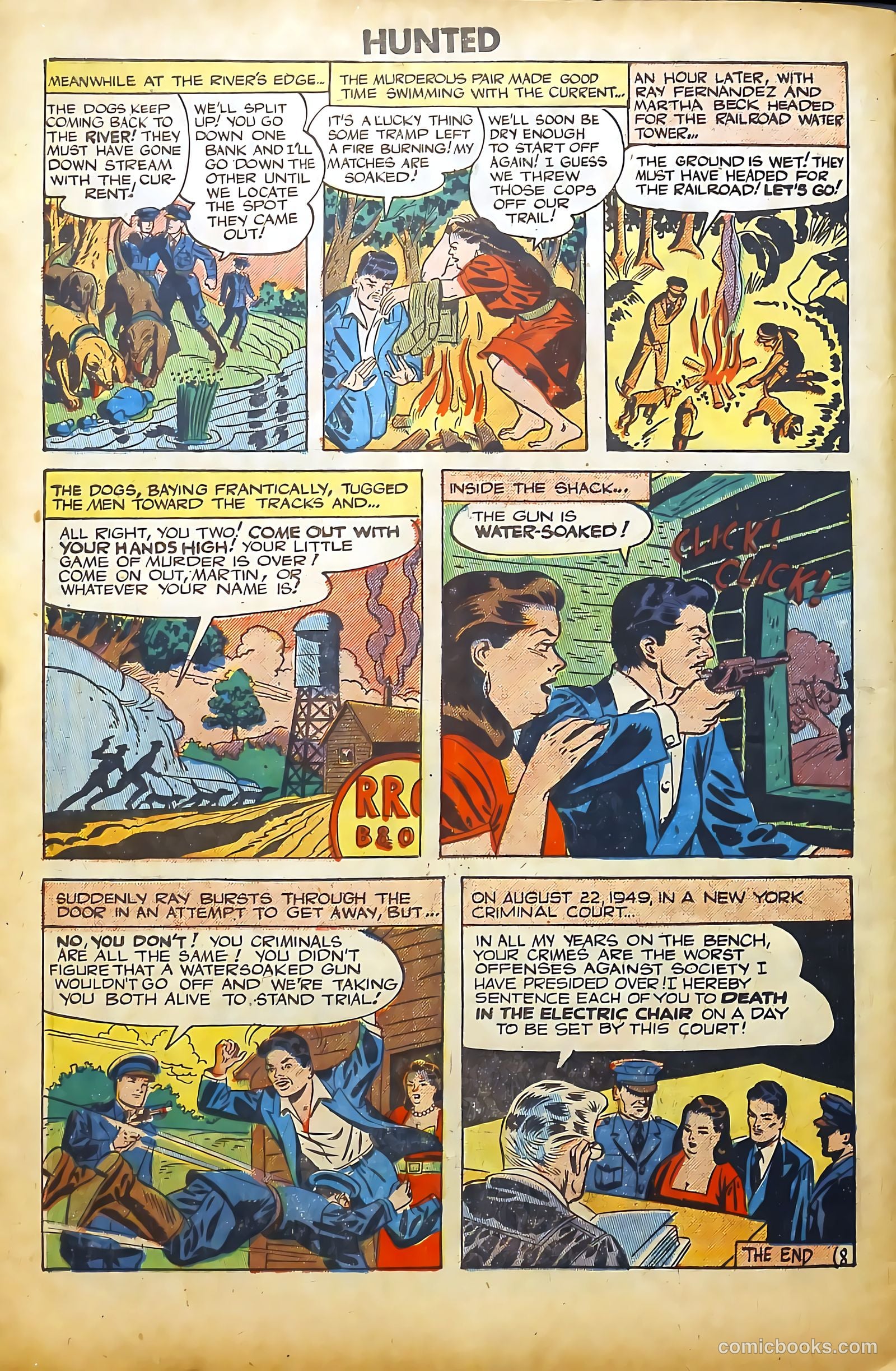 Hunted #2 (1950) — page 30 of 36