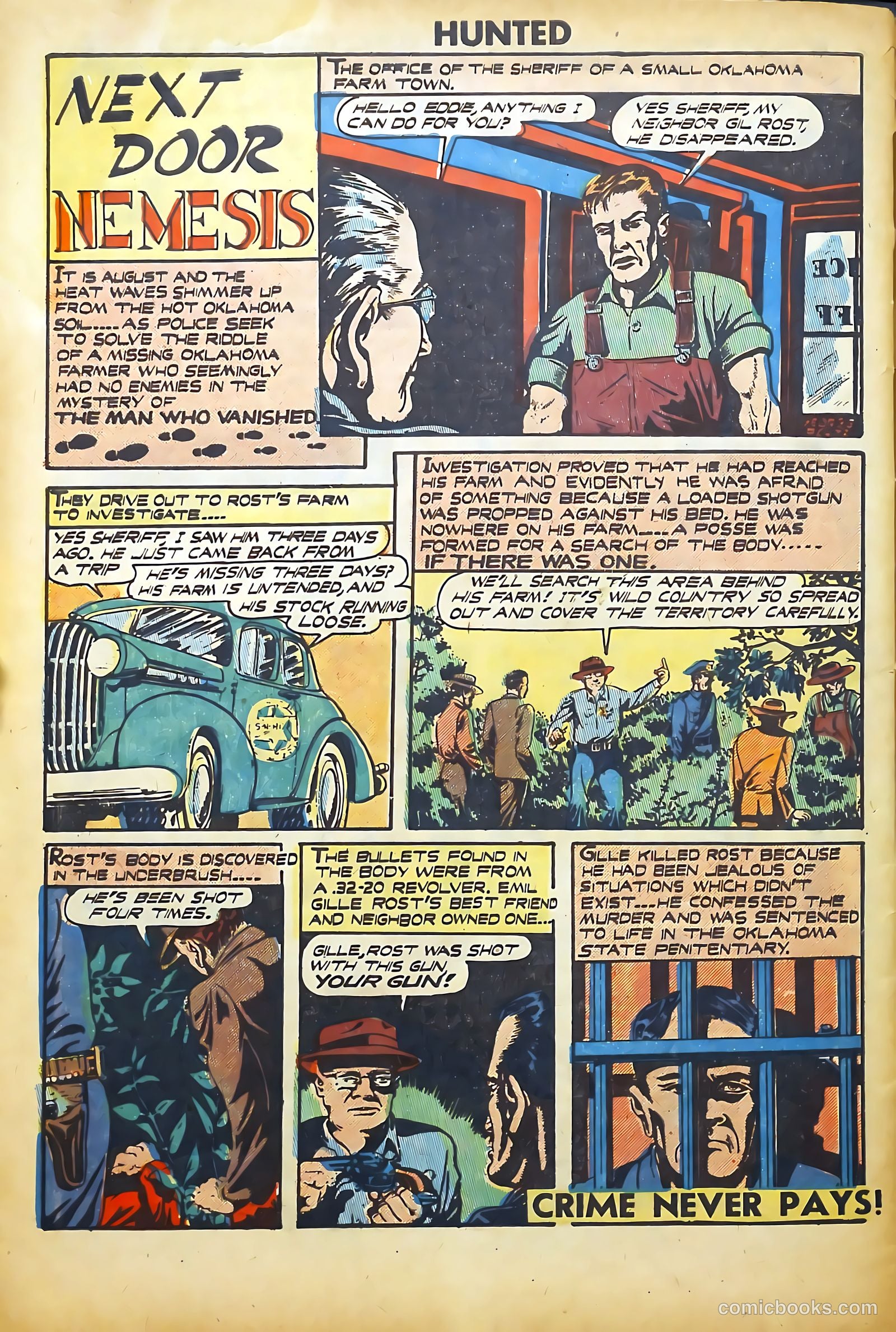 Hunted #2 (1950) — page 32 of 36