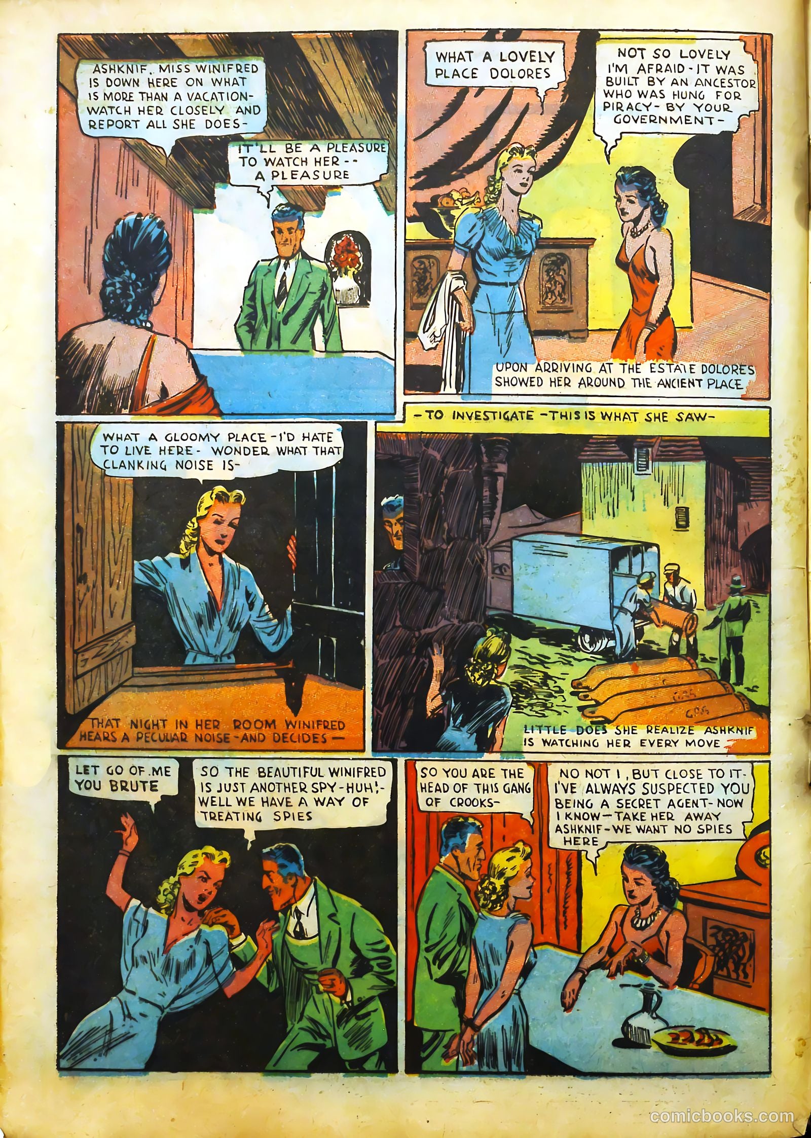 Hyper Mystery Comics #1 (1940) — page 6 of 68