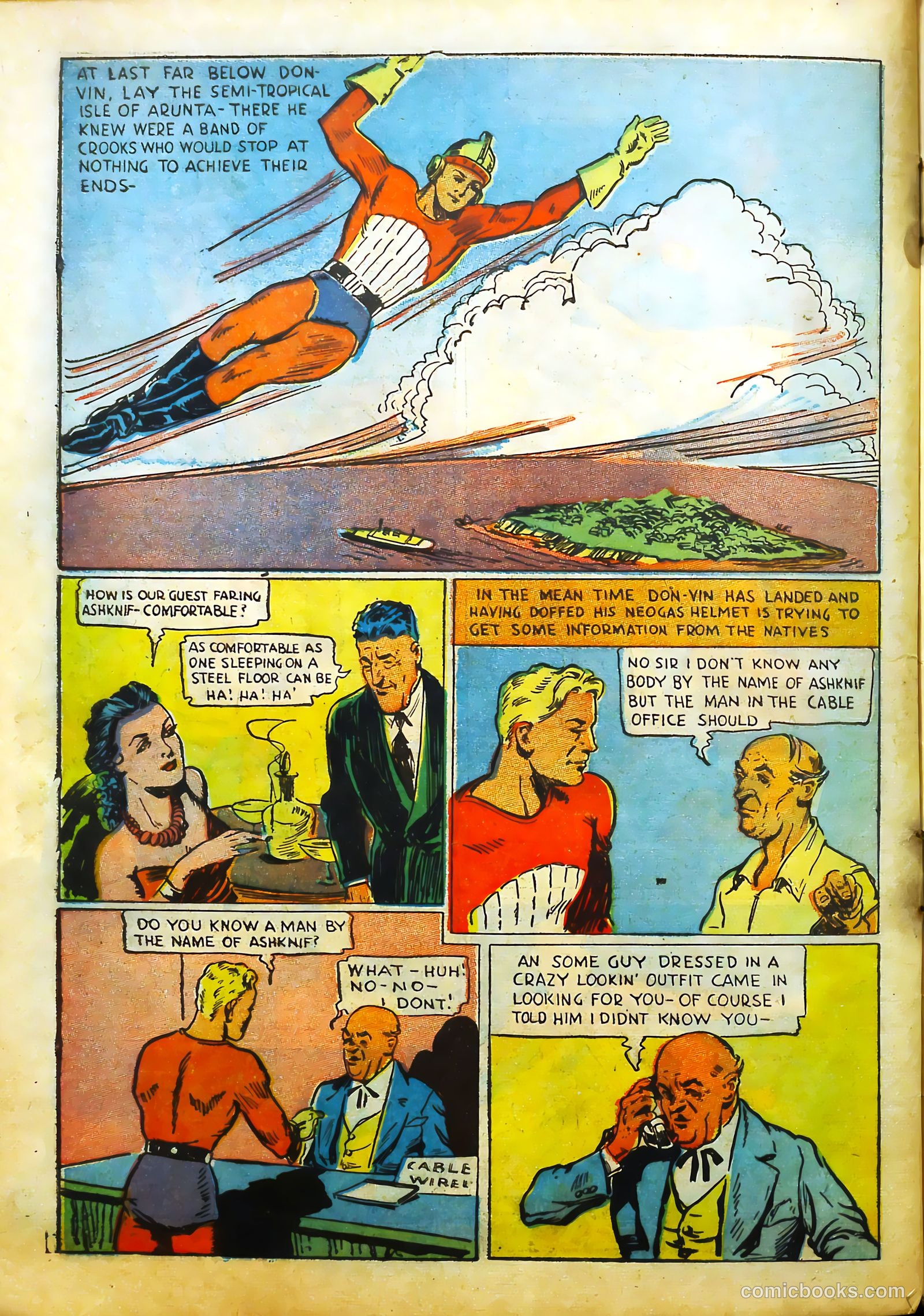 Hyper Mystery Comics #1 (1940) — page 8 of 68