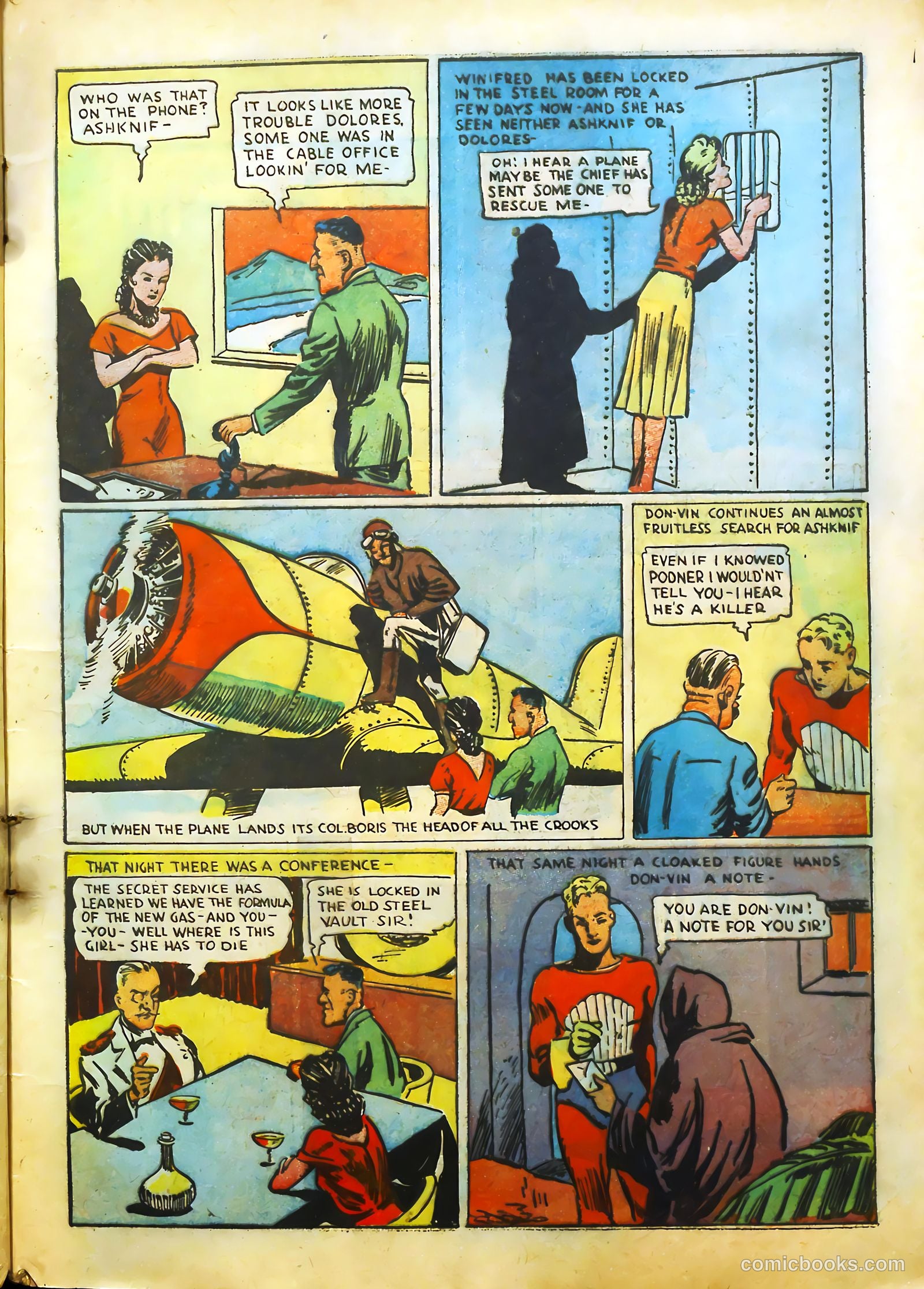 Hyper Mystery Comics #1 (1940) — page 9 of 68