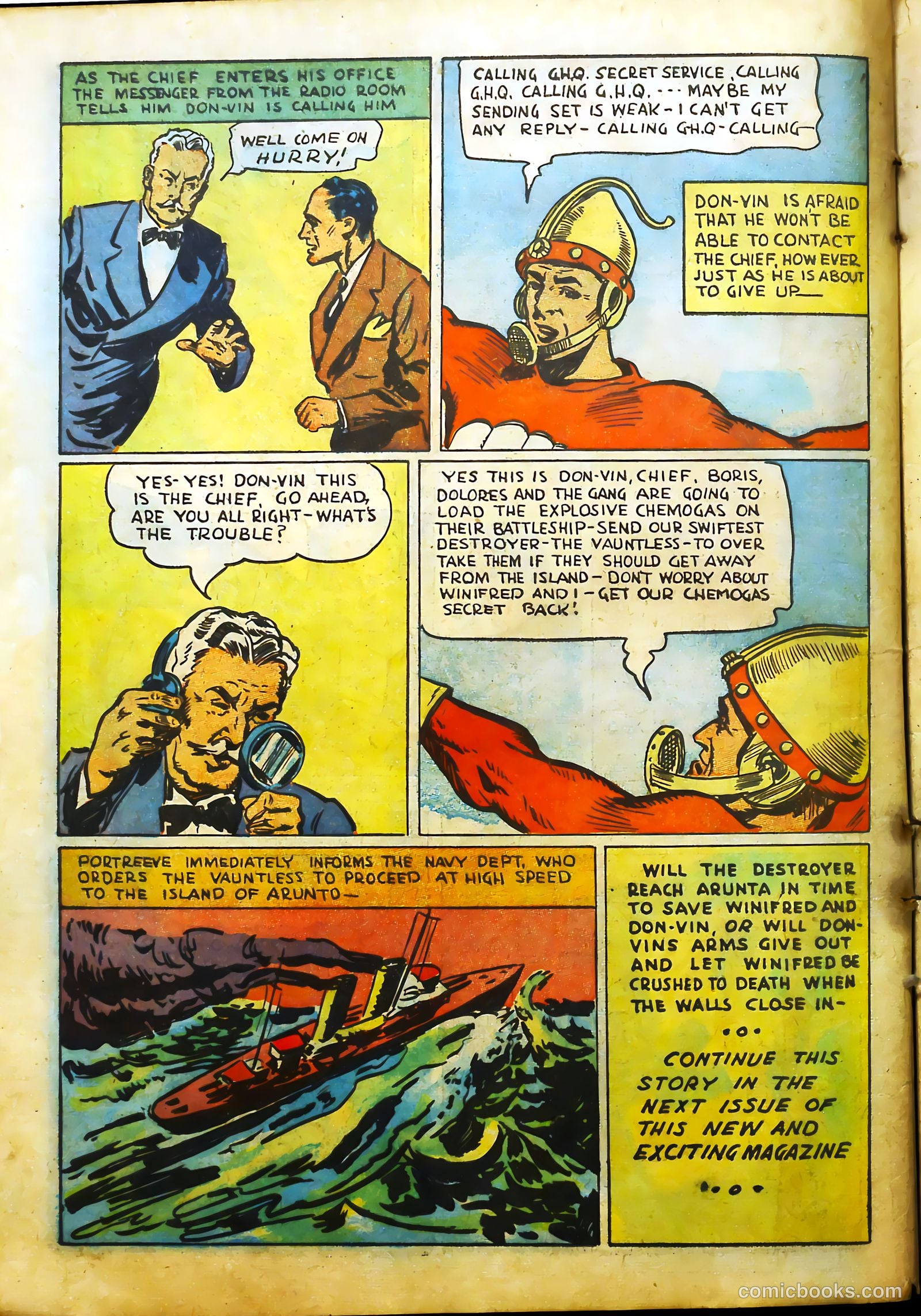 Hyper Mystery Comics #1 (1940) — page 18 of 68