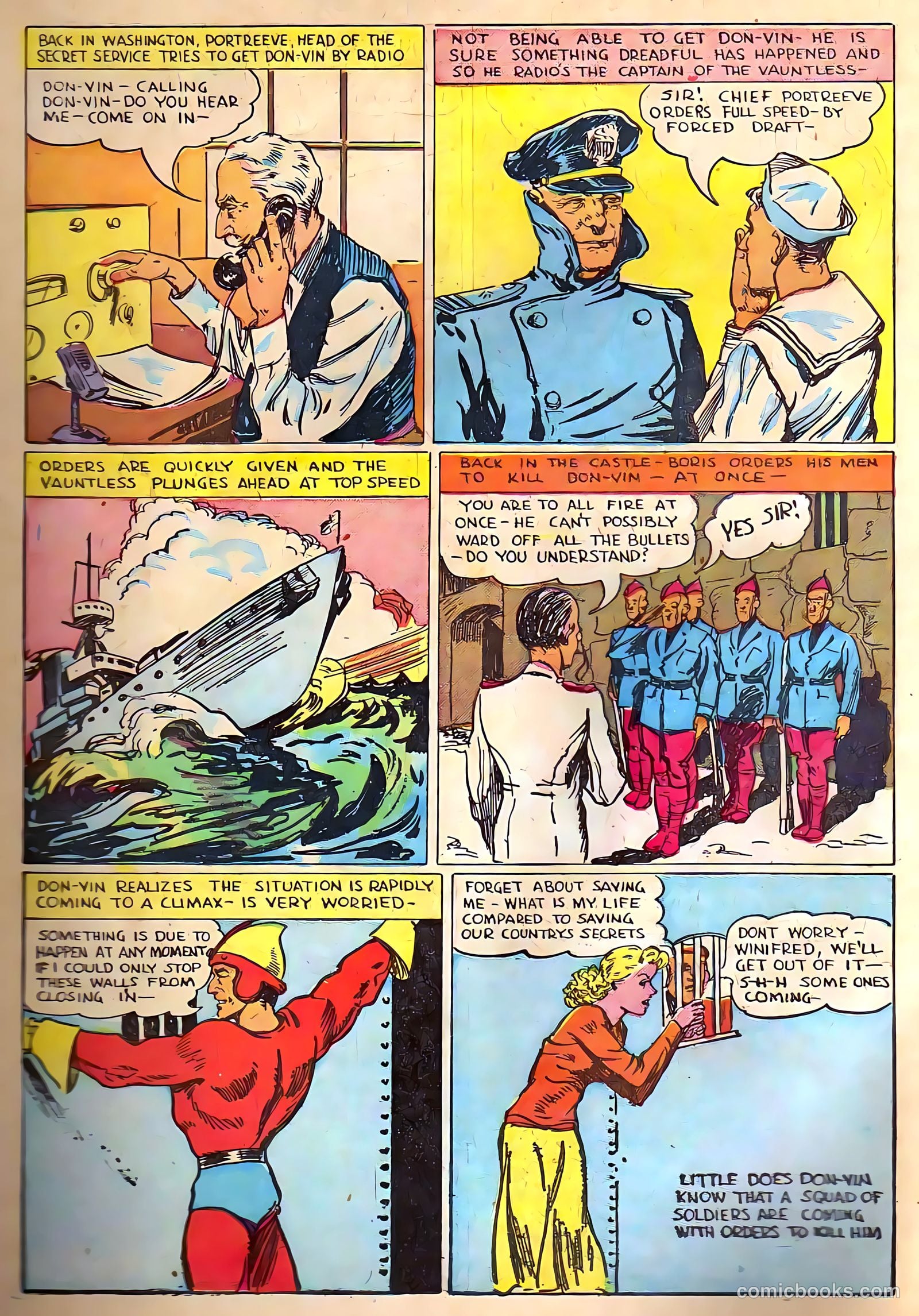 Hyper Mystery Comics #2 (1940) — page 8 of 70