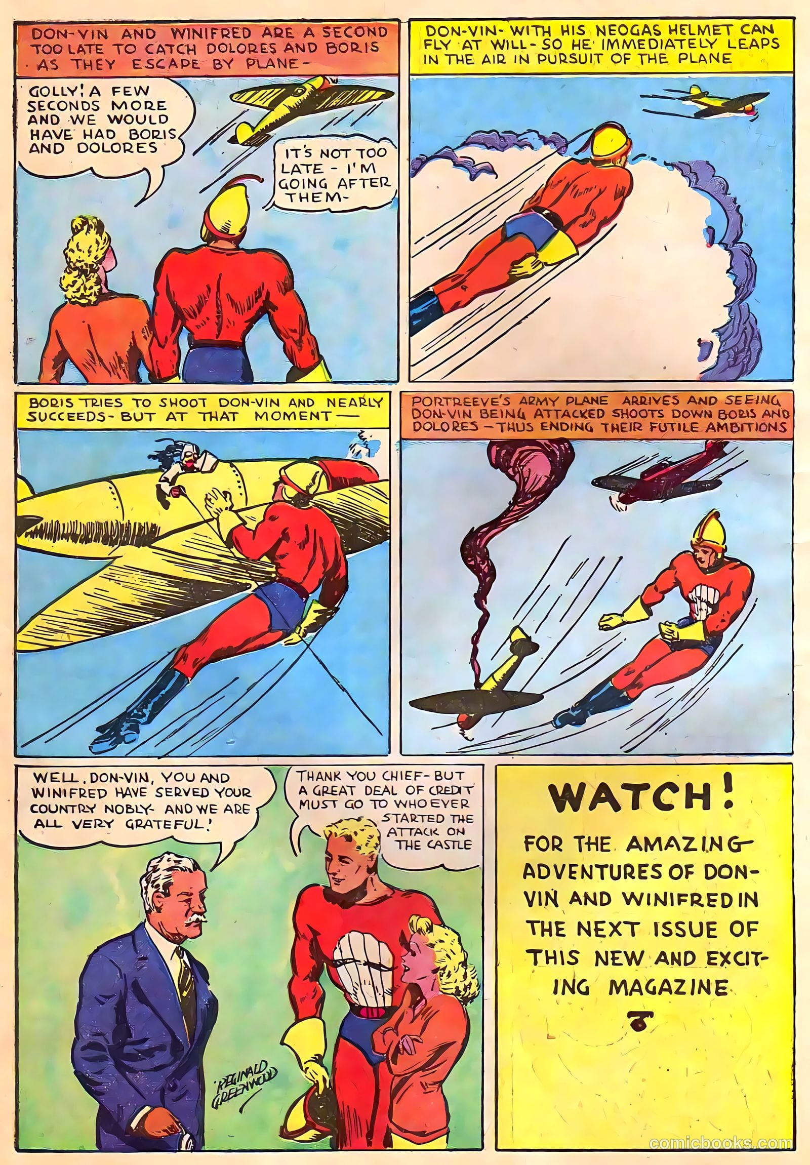 Hyper Mystery Comics #2 (1940) — page 18 of 70