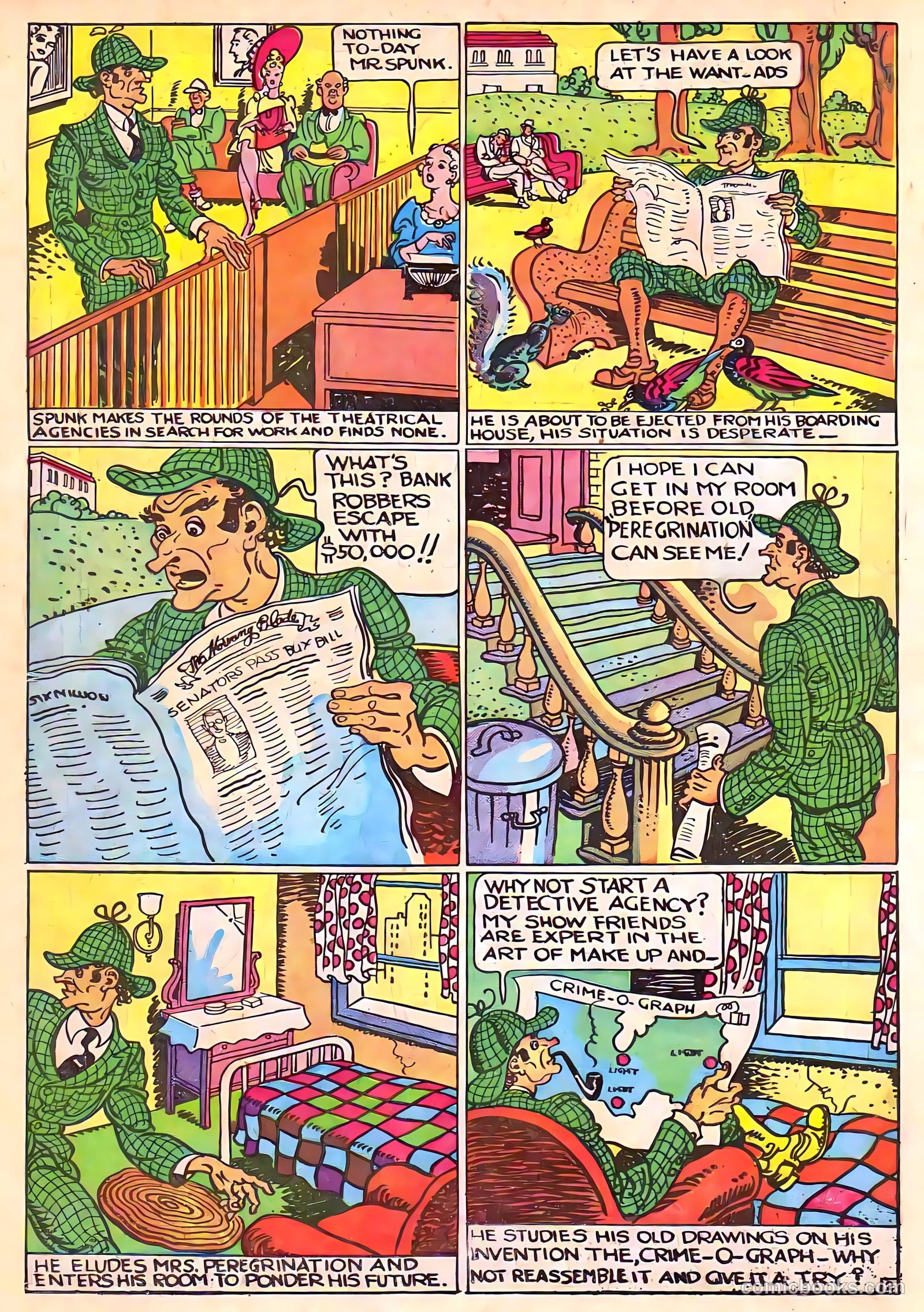 Hyper Mystery Comics #2 (1940) — page 32 of 70