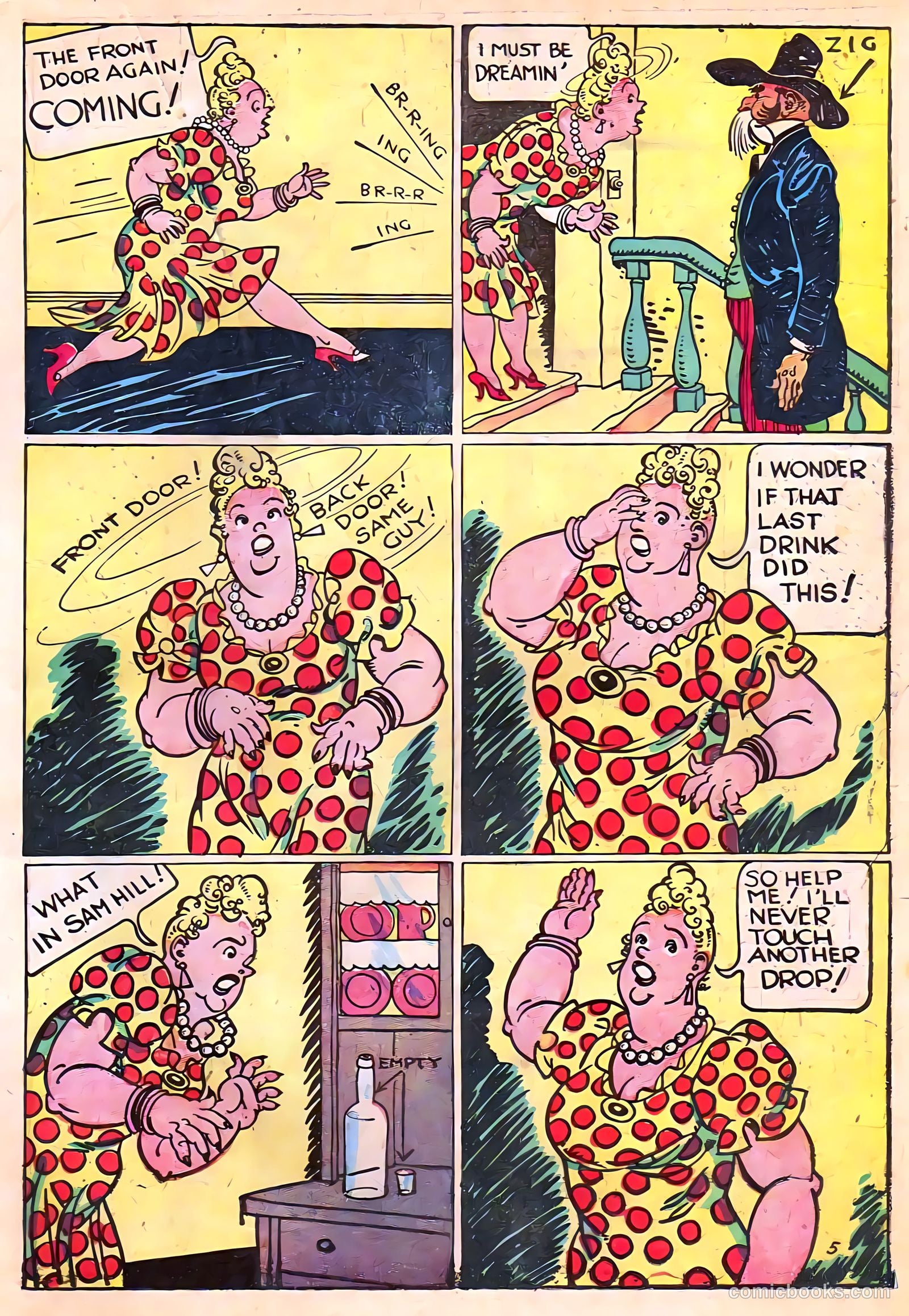 Hyper Mystery Comics #2 (1940) — page 35 of 70