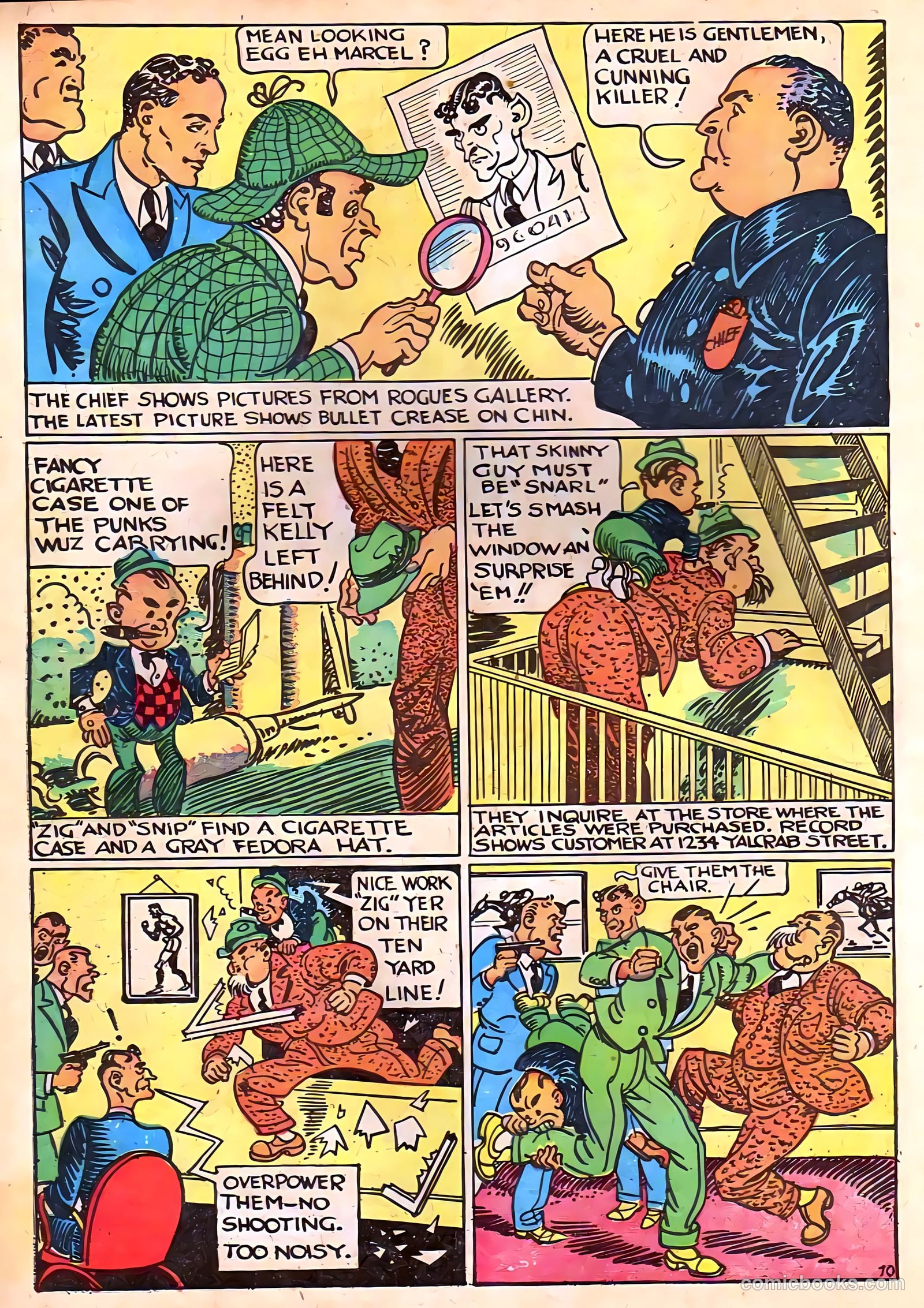 Hyper Mystery Comics #2 (1940) — page 40 of 70