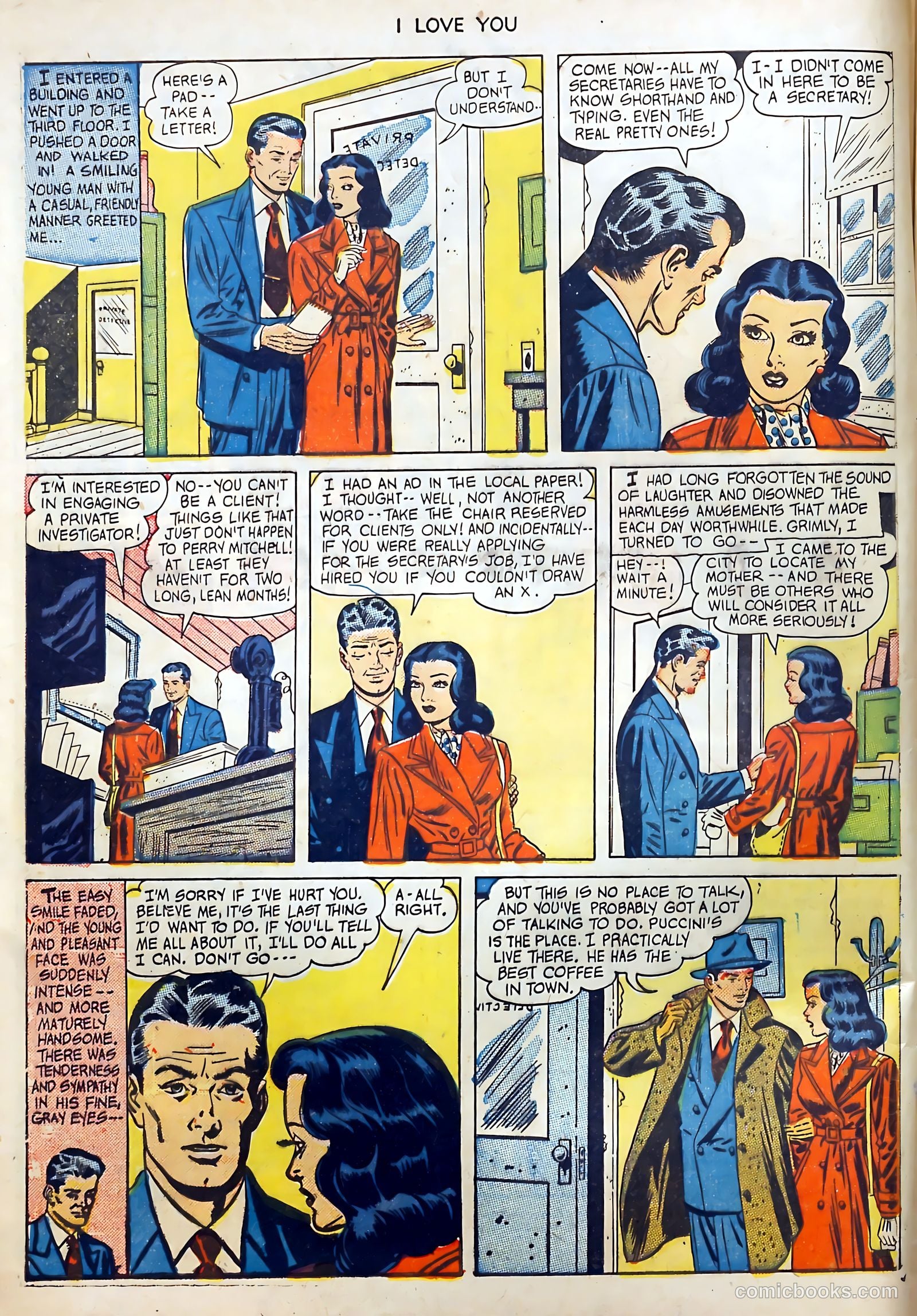I Love You #1 (1950) — page 4 of 36