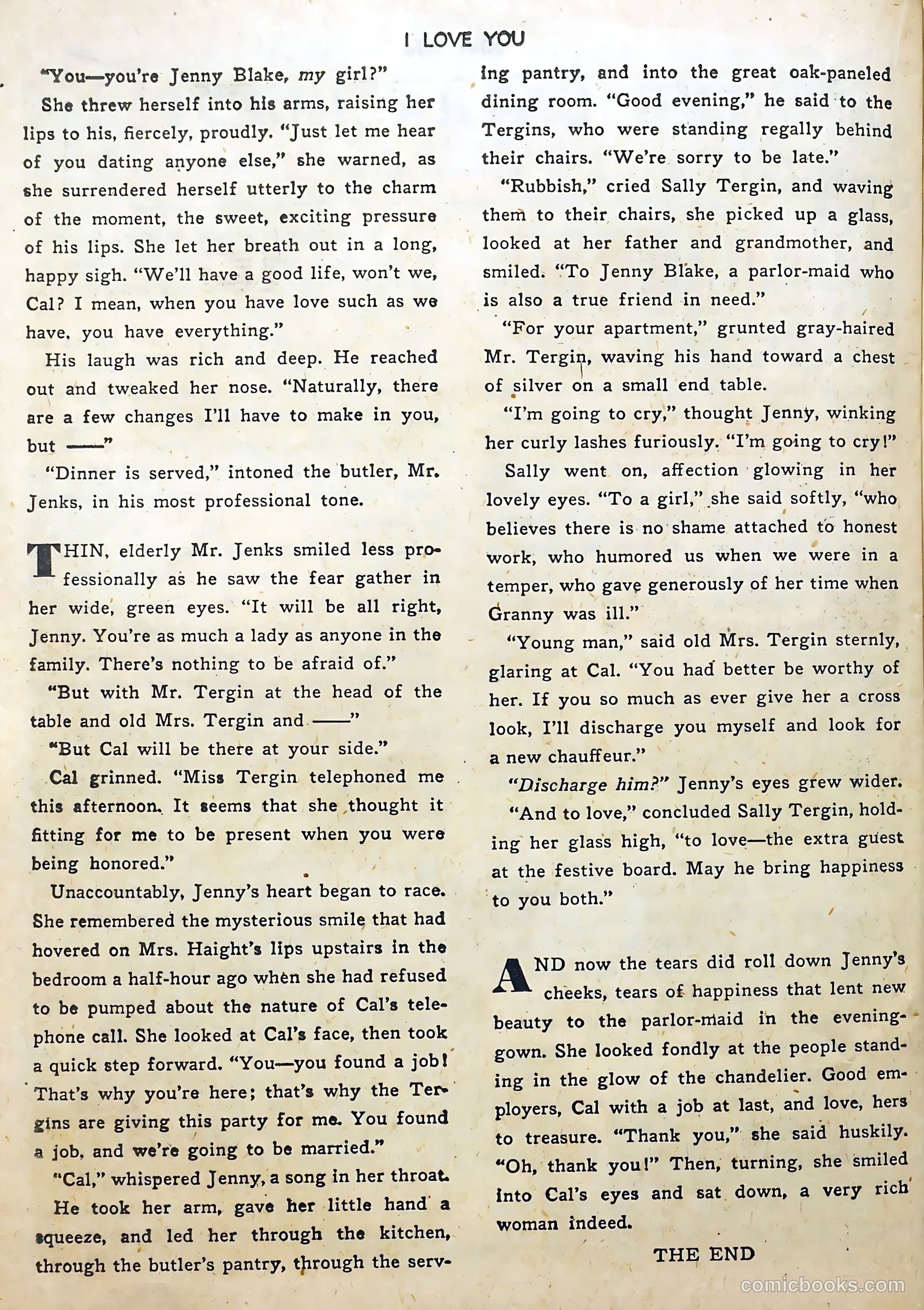 I Love You #1 (1950) — page 22 of 36