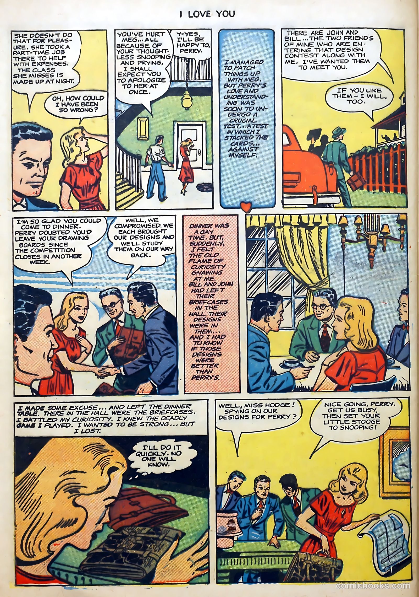 I Love You #1 (1950) — page 32 of 36